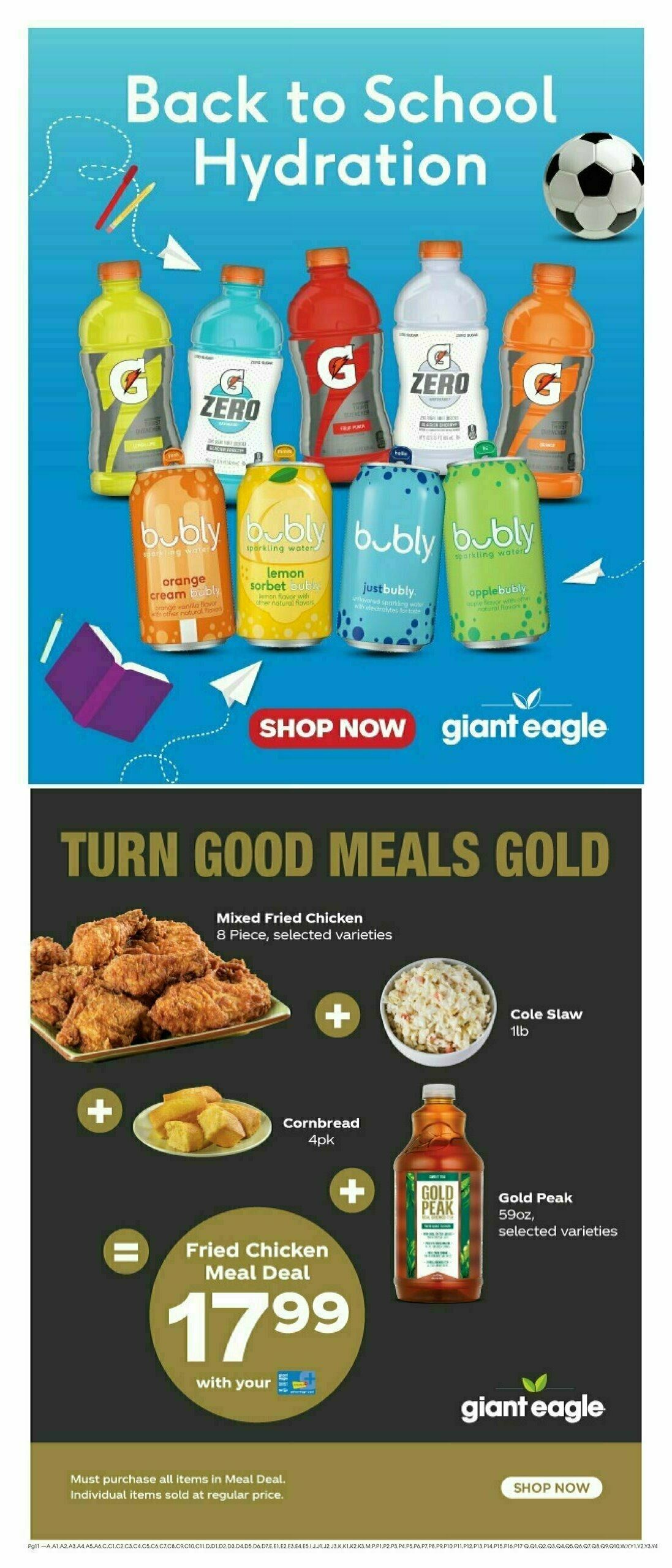 Giant Eagle Weekly Ad from August 24