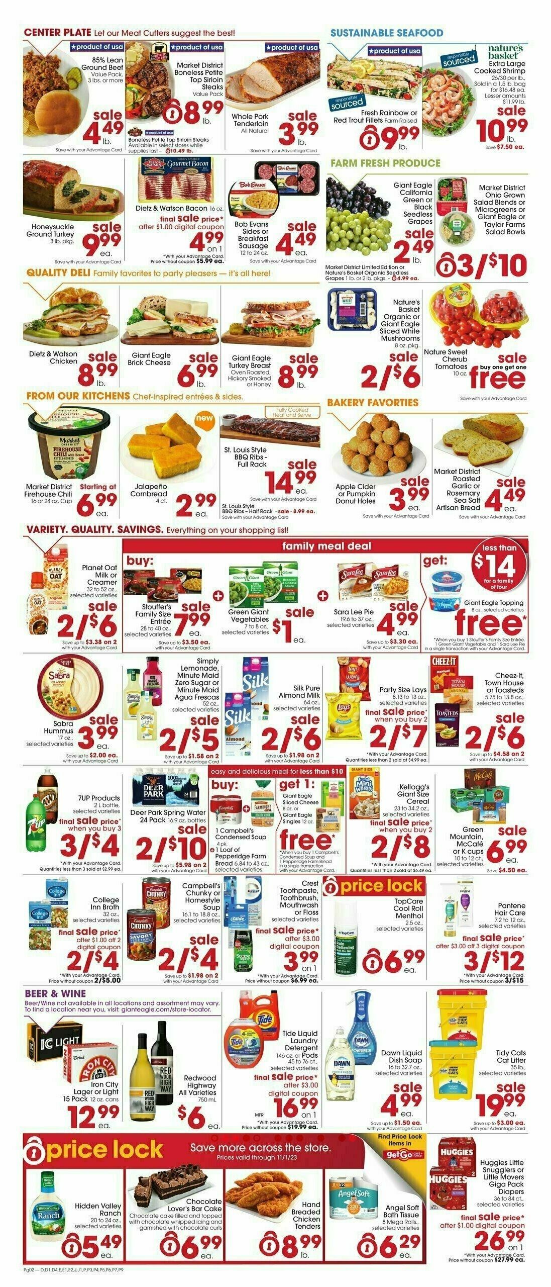 Giant Eagle Weekly Ad from September 28