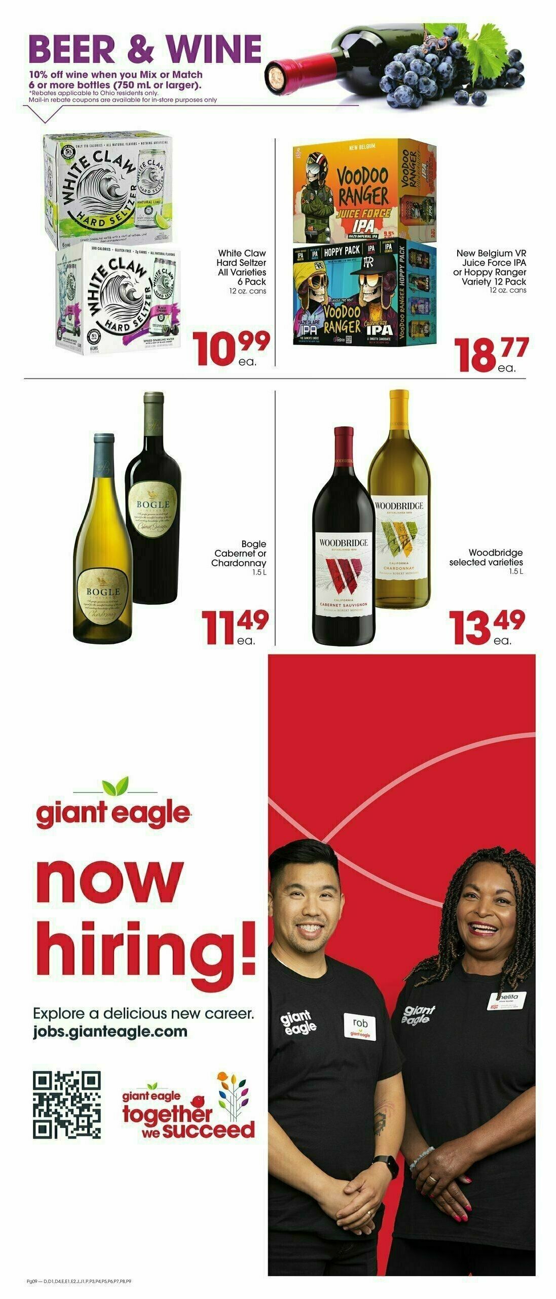 Giant Eagle Weekly Ad from October 5