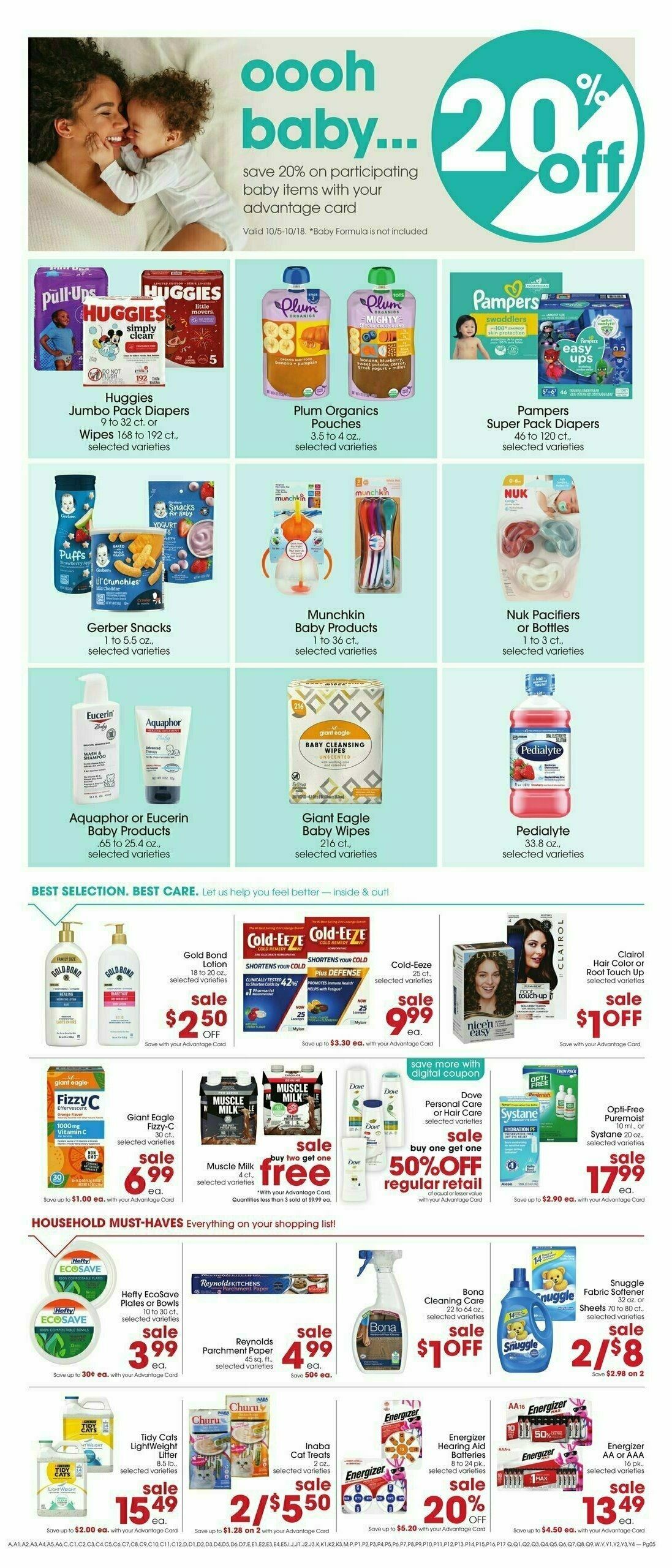 Giant Eagle Weekly Ad from October 5
