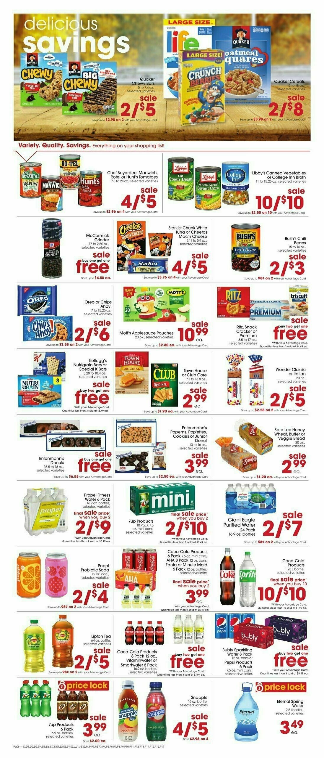 Giant Eagle Weekly Ad from October 5
