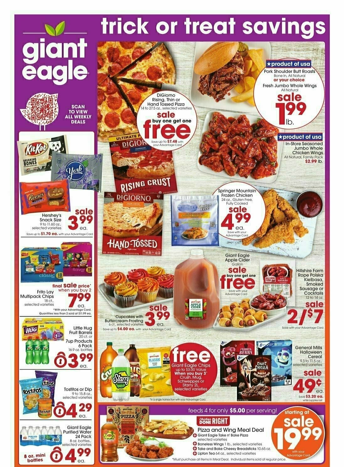 Giant Eagle Weekly Ad from October 26
