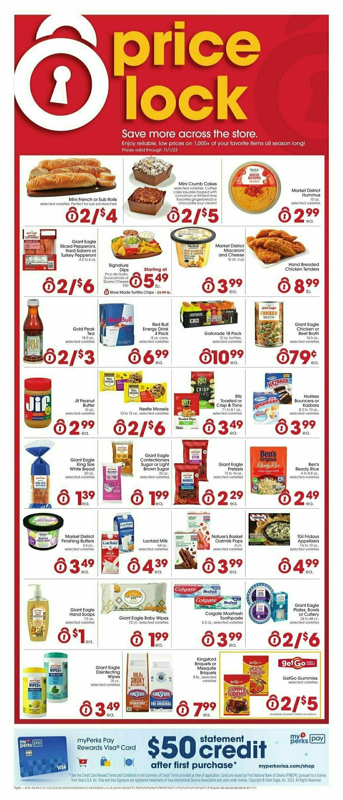 Giant Eagle Weekly Ad from October 26