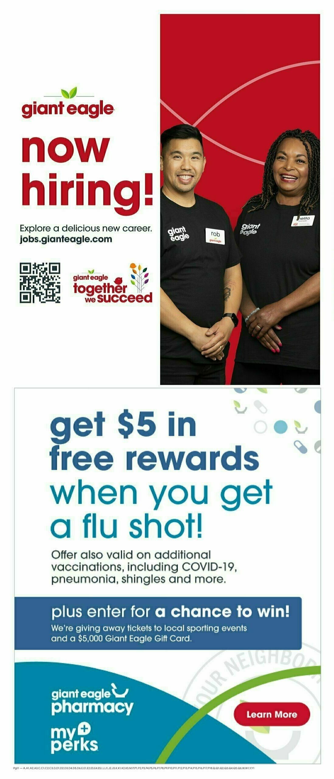 Giant Eagle Weekly Ad from November 2