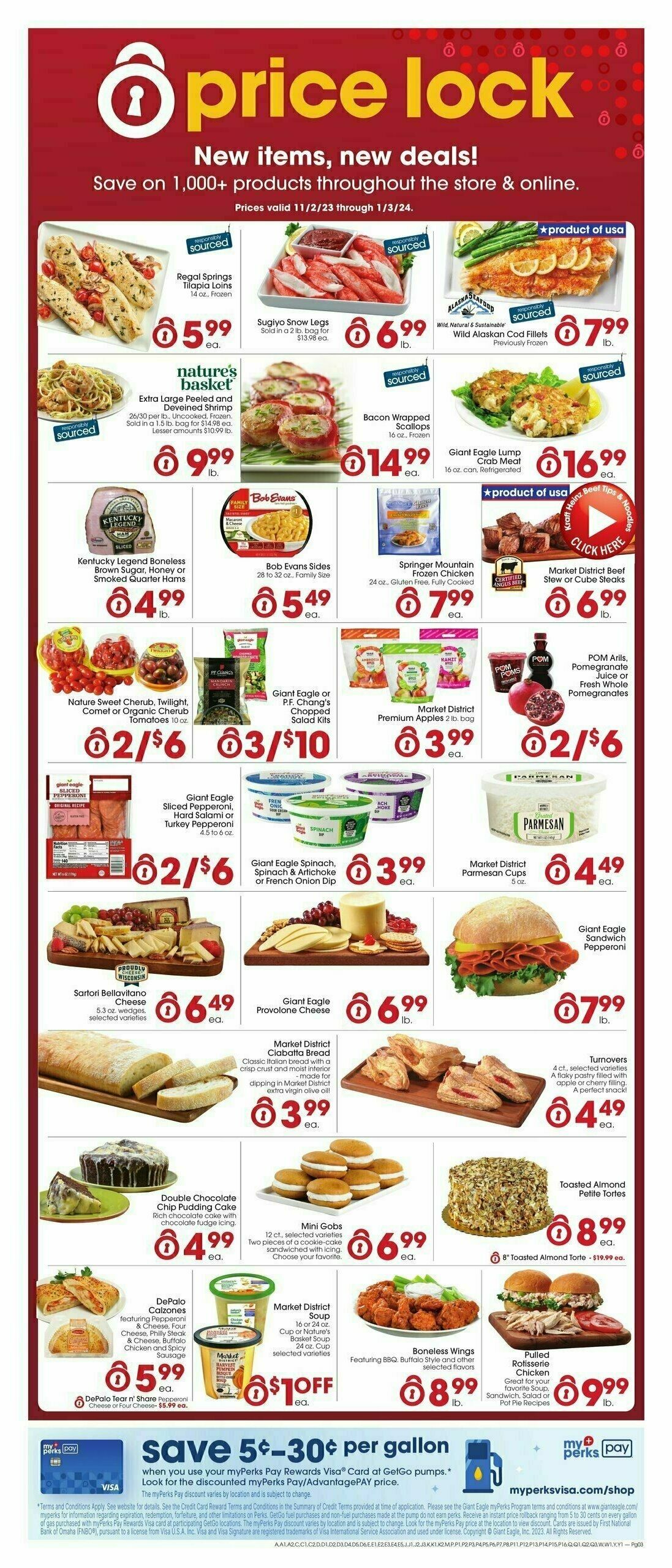 Giant Eagle Weekly Ad from November 2