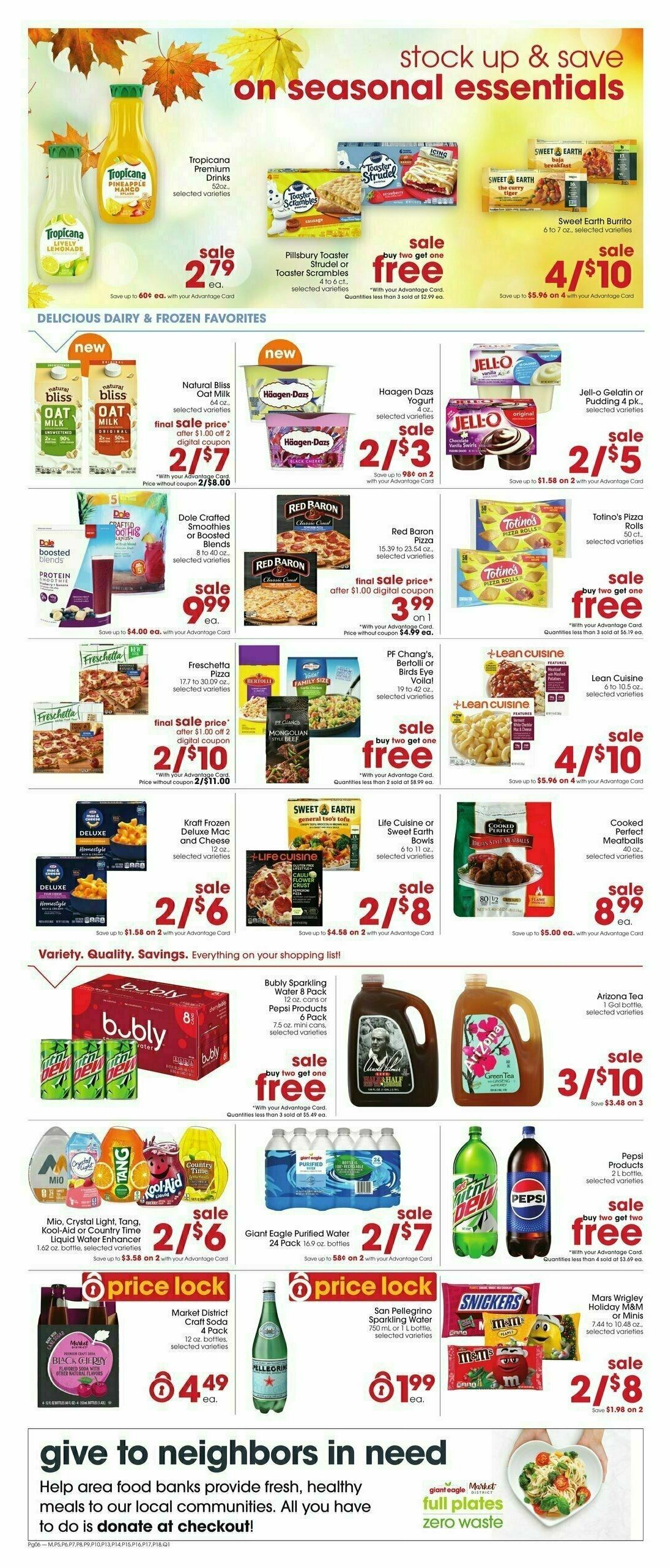 Giant Eagle Weekly Ad from November 2