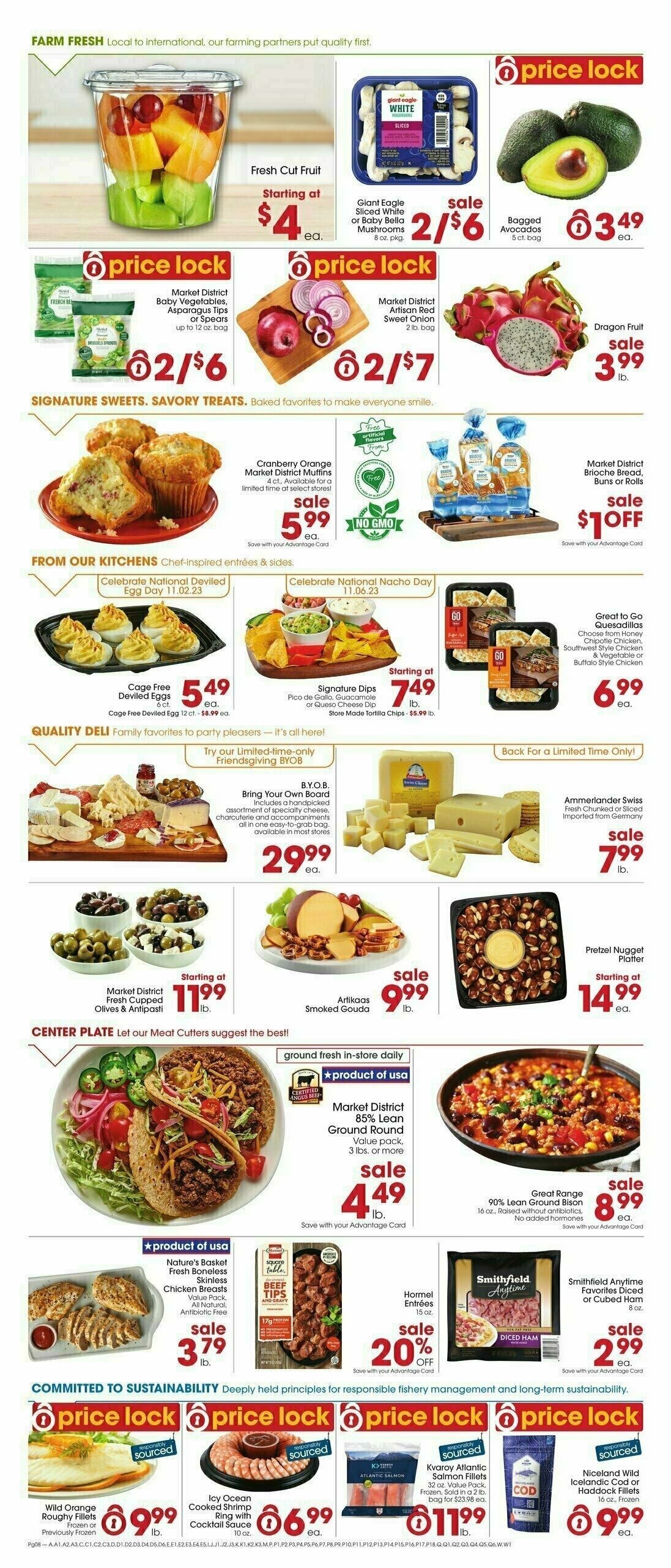 Giant Eagle Weekly Ad from November 2