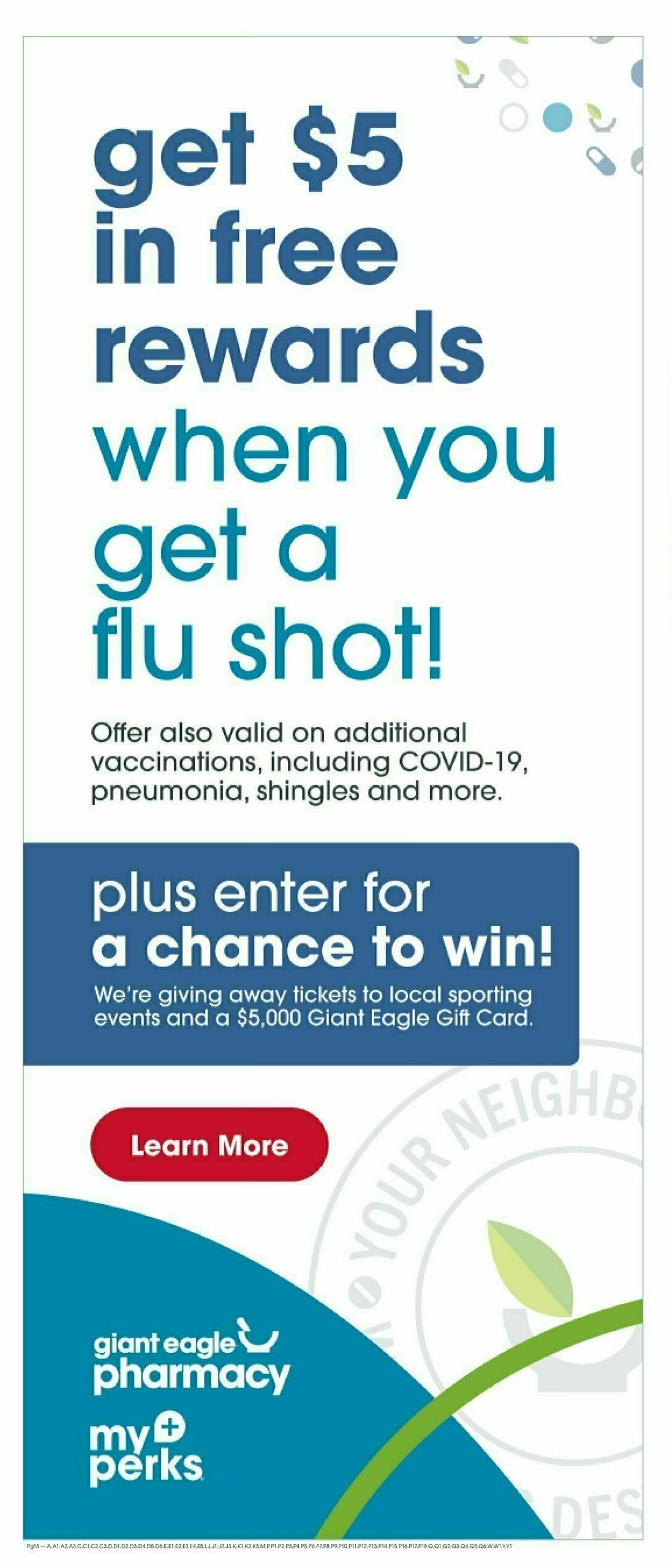 Giant Eagle Weekly Ad from November 9