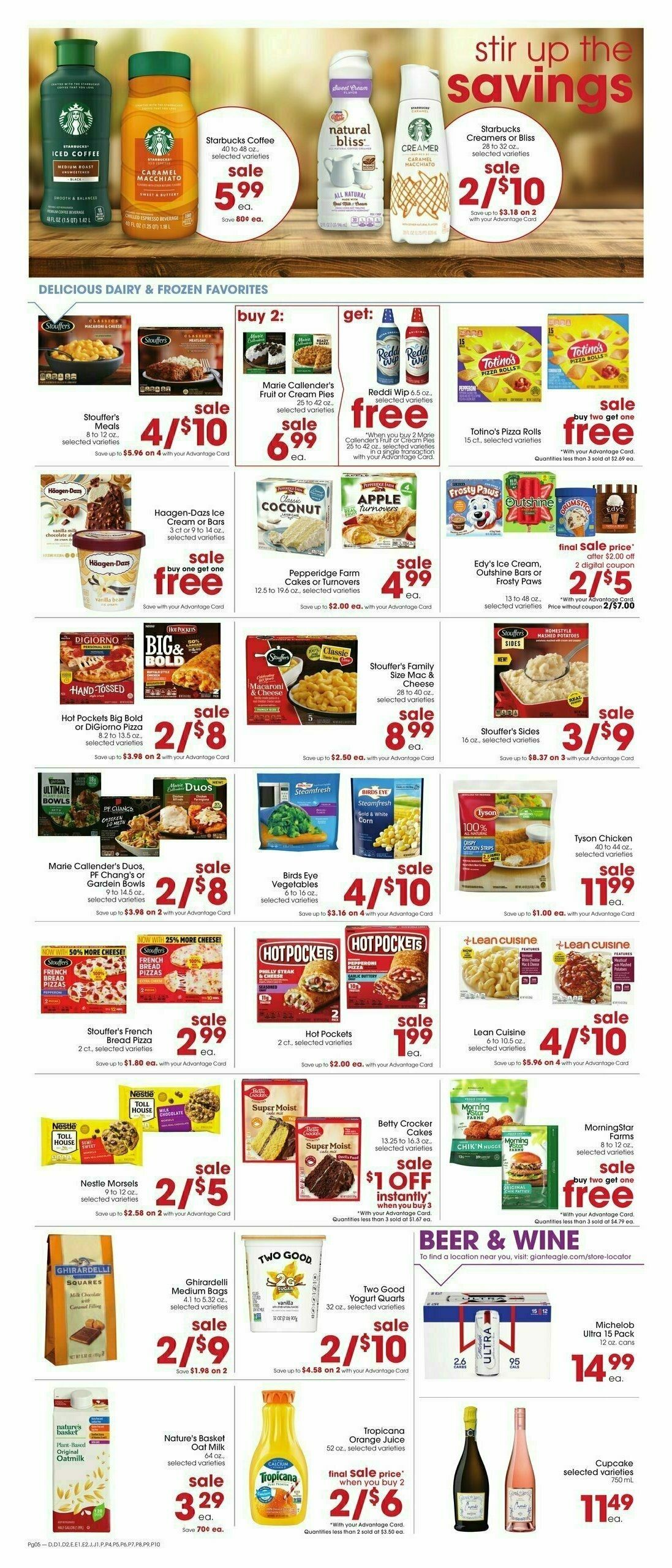 Giant Eagle Weekly Ad from November 9