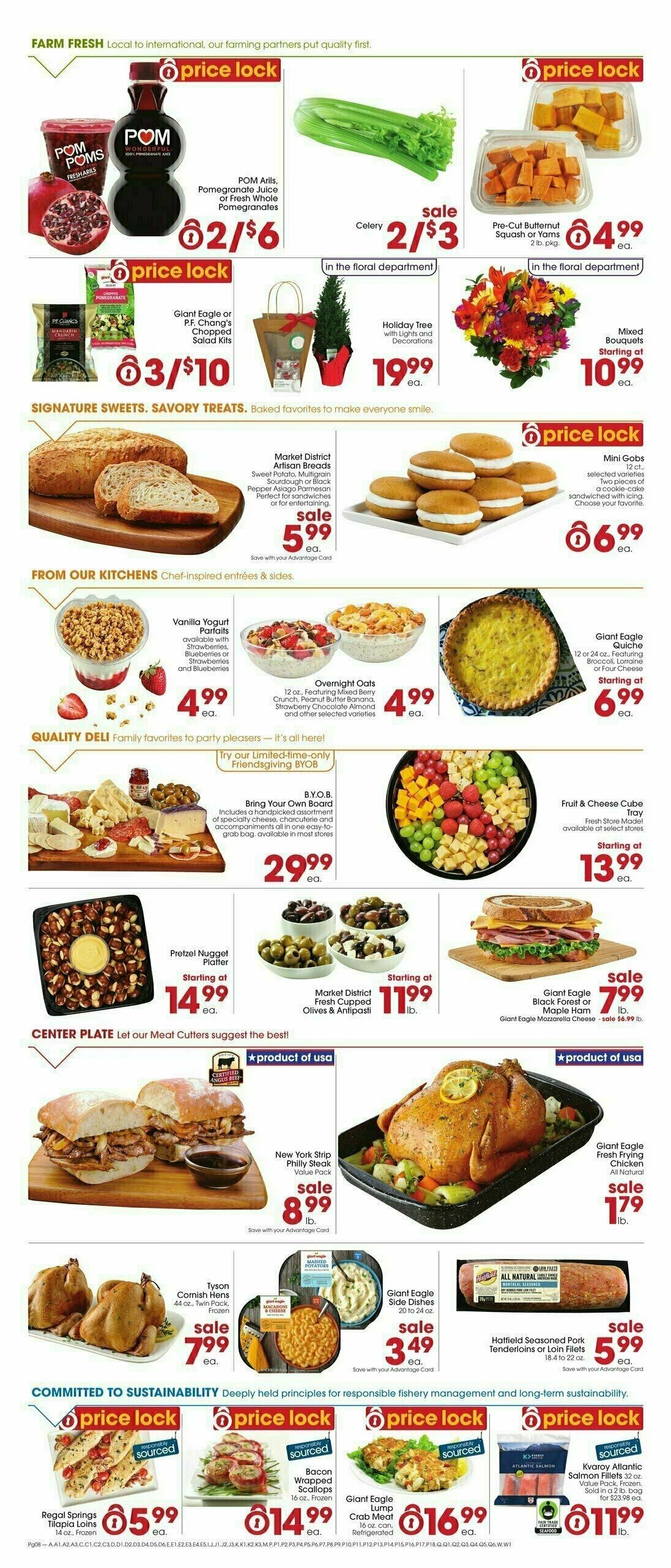 Giant Eagle Weekly Ad from November 9