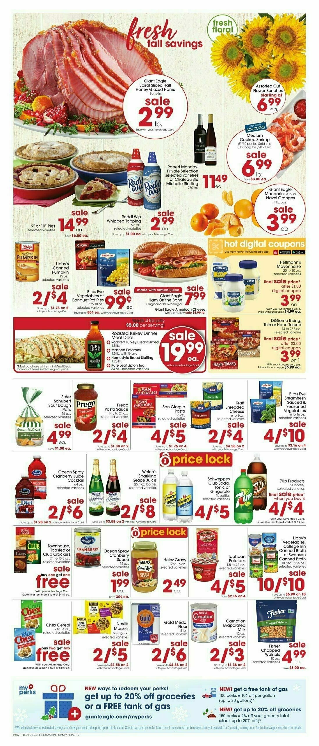 Giant Eagle Weekly Ad from November 16