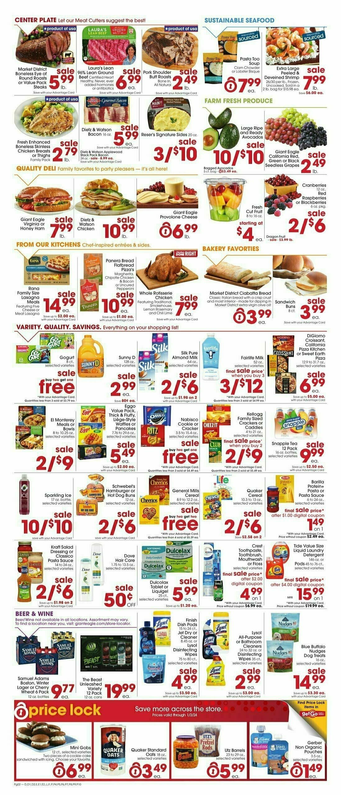 Giant Eagle Weekly Ad from November 23
