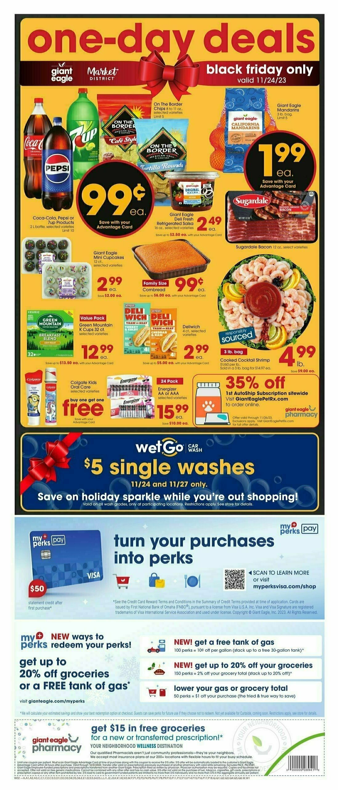 Giant Eagle Weekly Ad from November 23