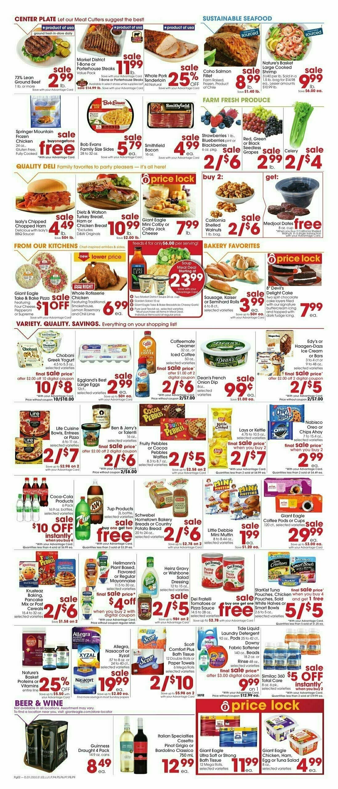 Giant Eagle Weekly Ad from February 29
