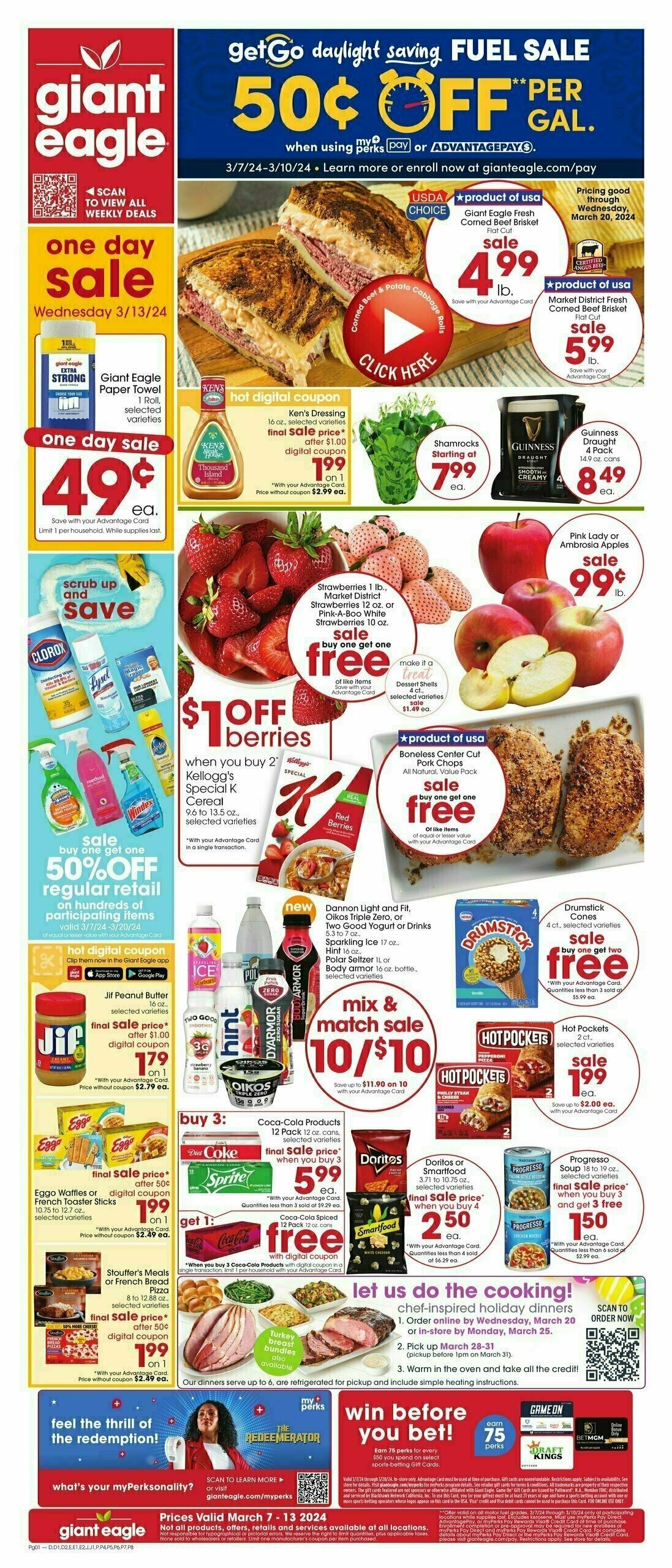 Giant Eagle Weekly Ad from March 7