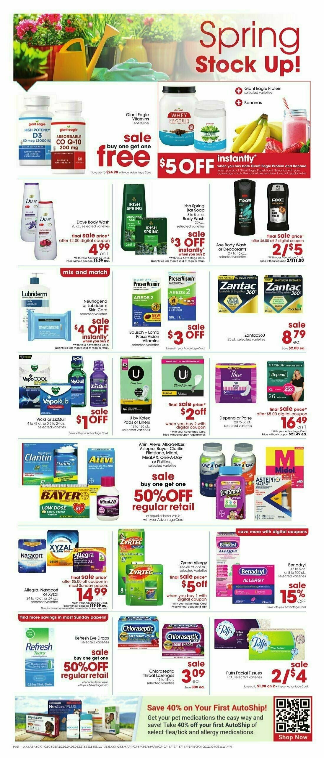 Giant Eagle Weekly Ad from March 14