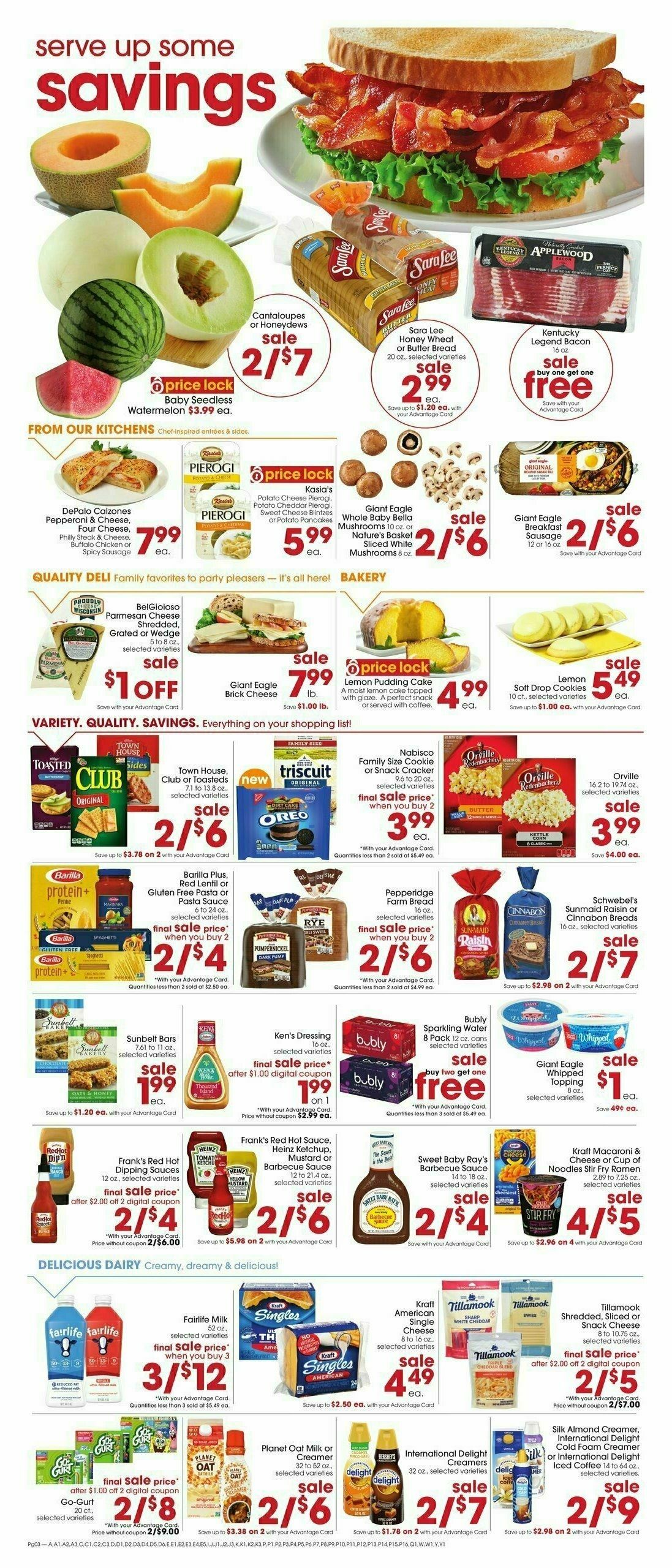 Giant Eagle Weekly Ad from March 14