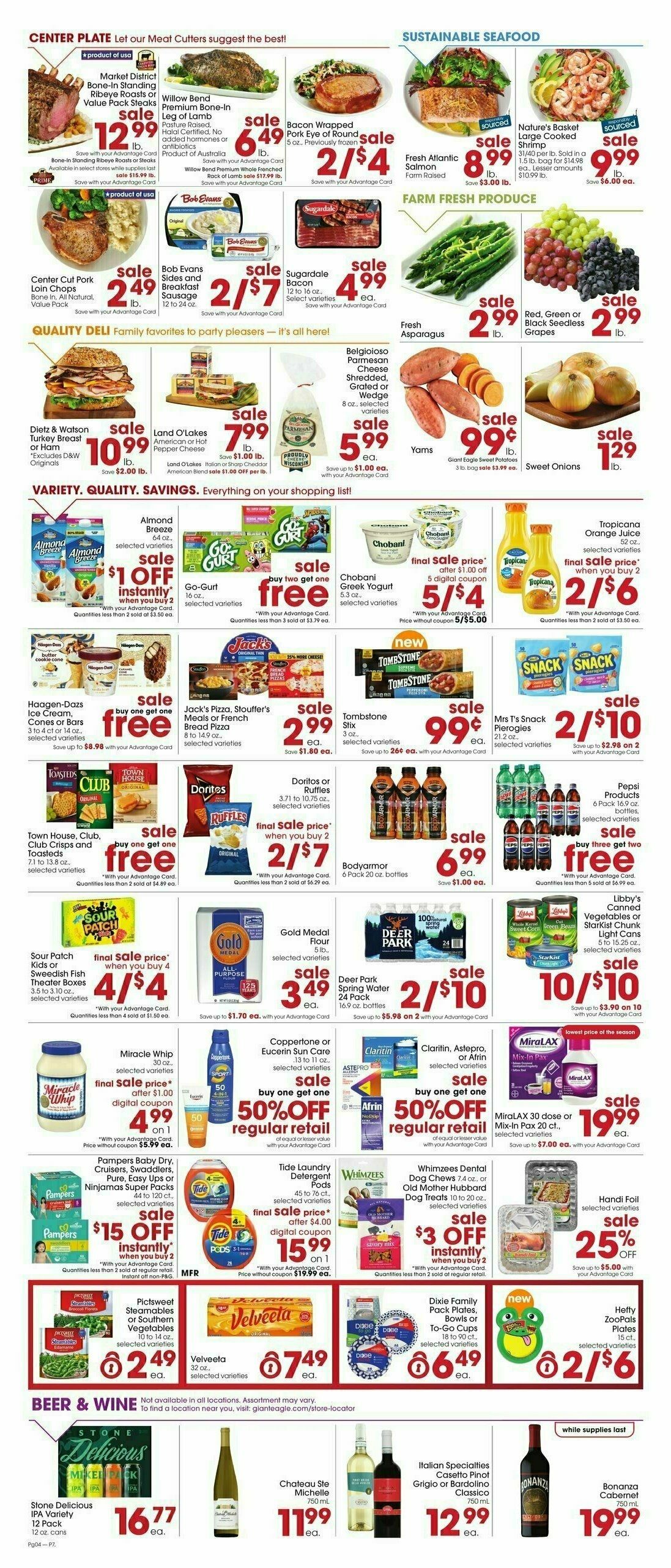Giant Eagle Weekly Ad from March 28