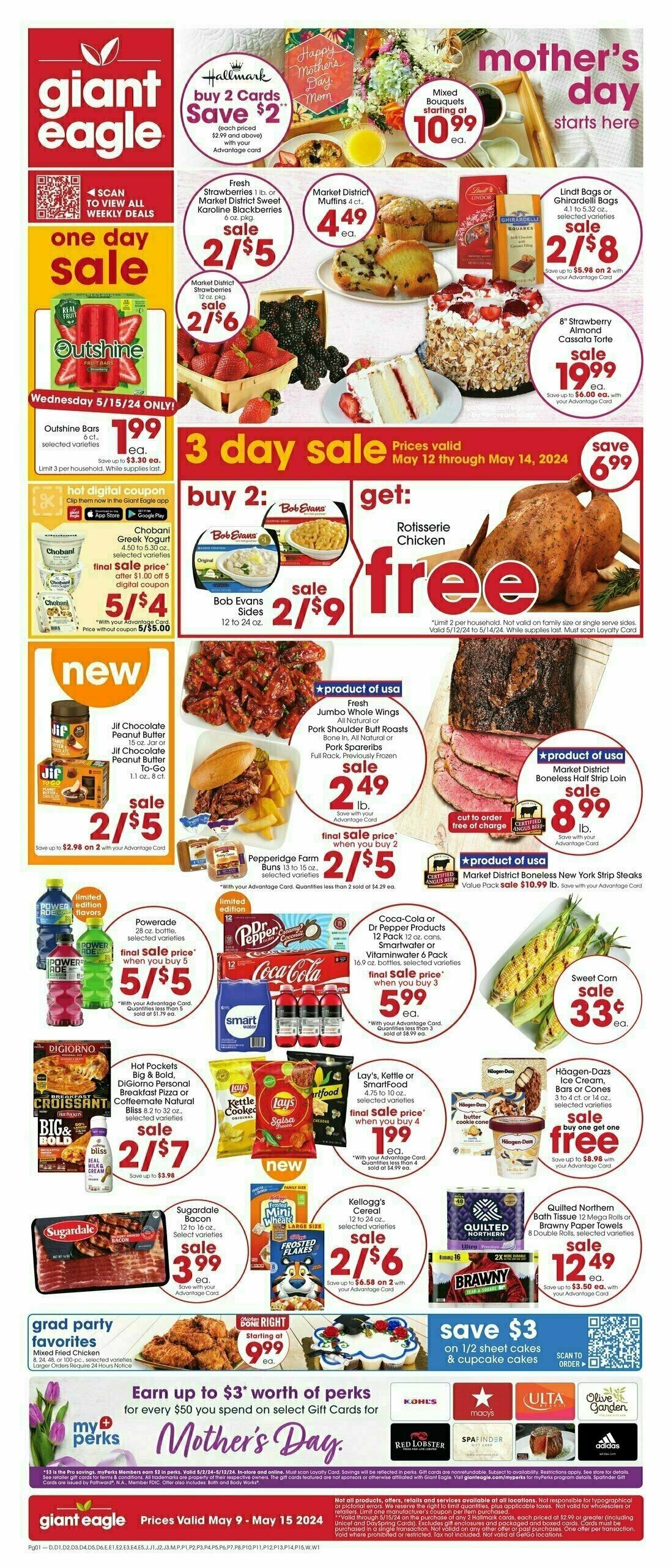Giant Eagle Weekly Ad from May 9