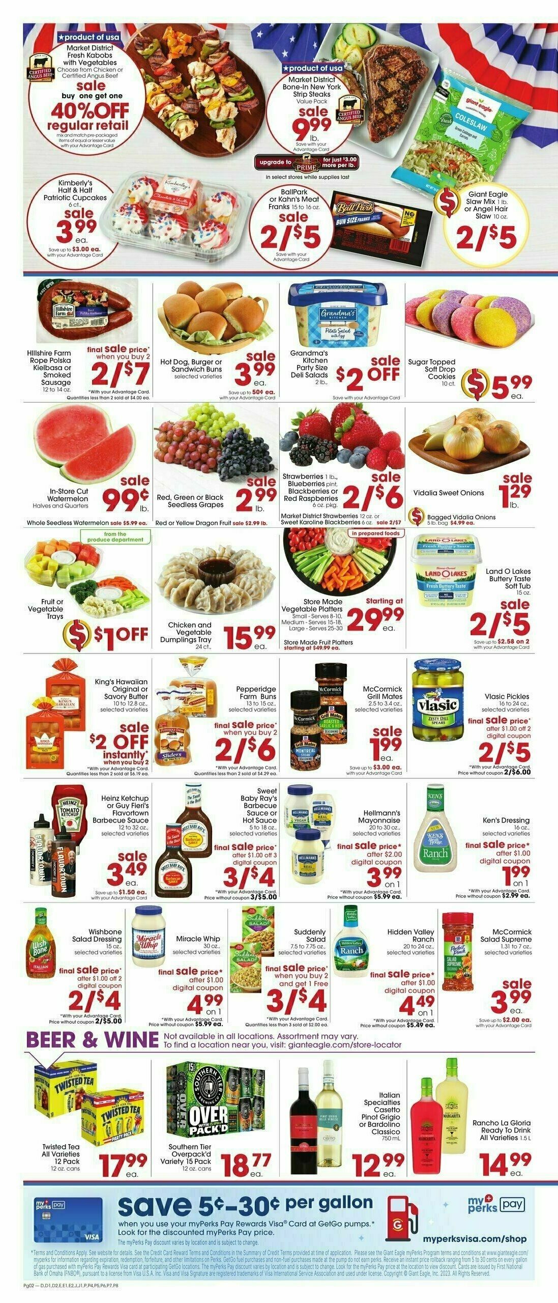Giant Eagle Weekly Ad from June 27