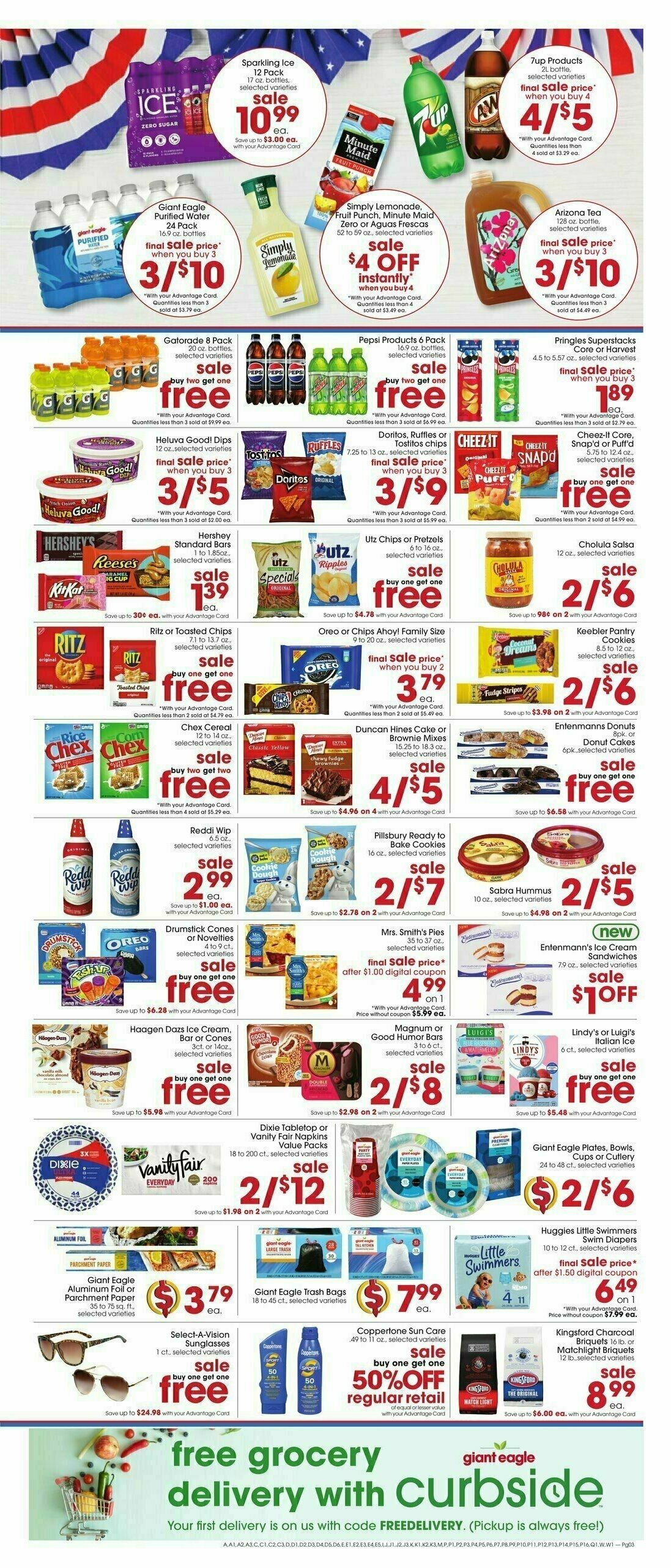 Giant Eagle Weekly Ad from June 27
