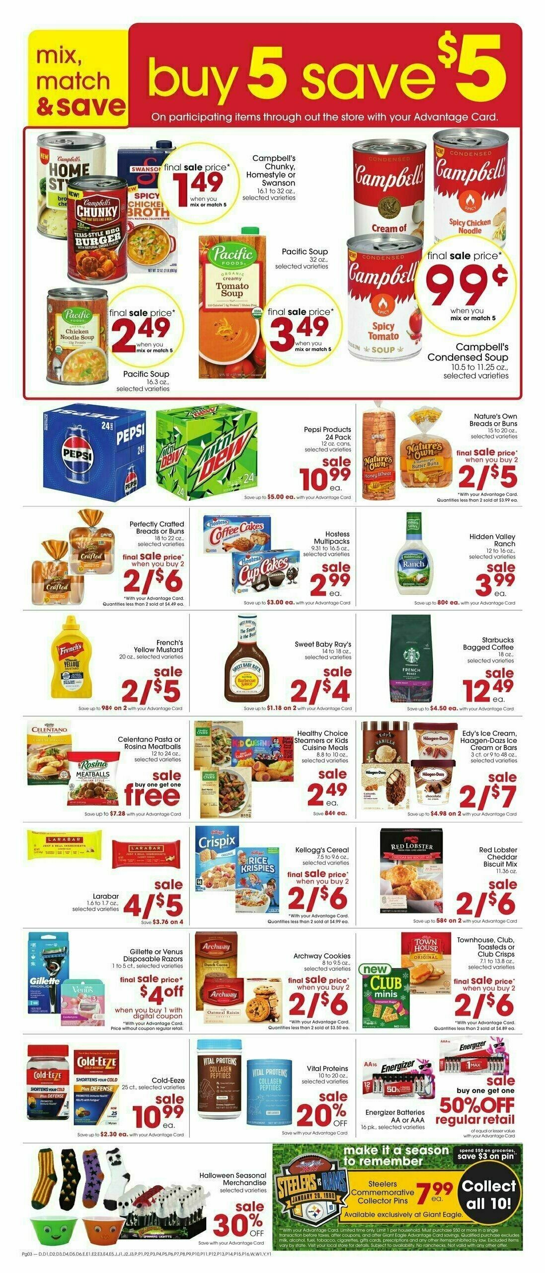 Giant Eagle Weekly Ad from October 10