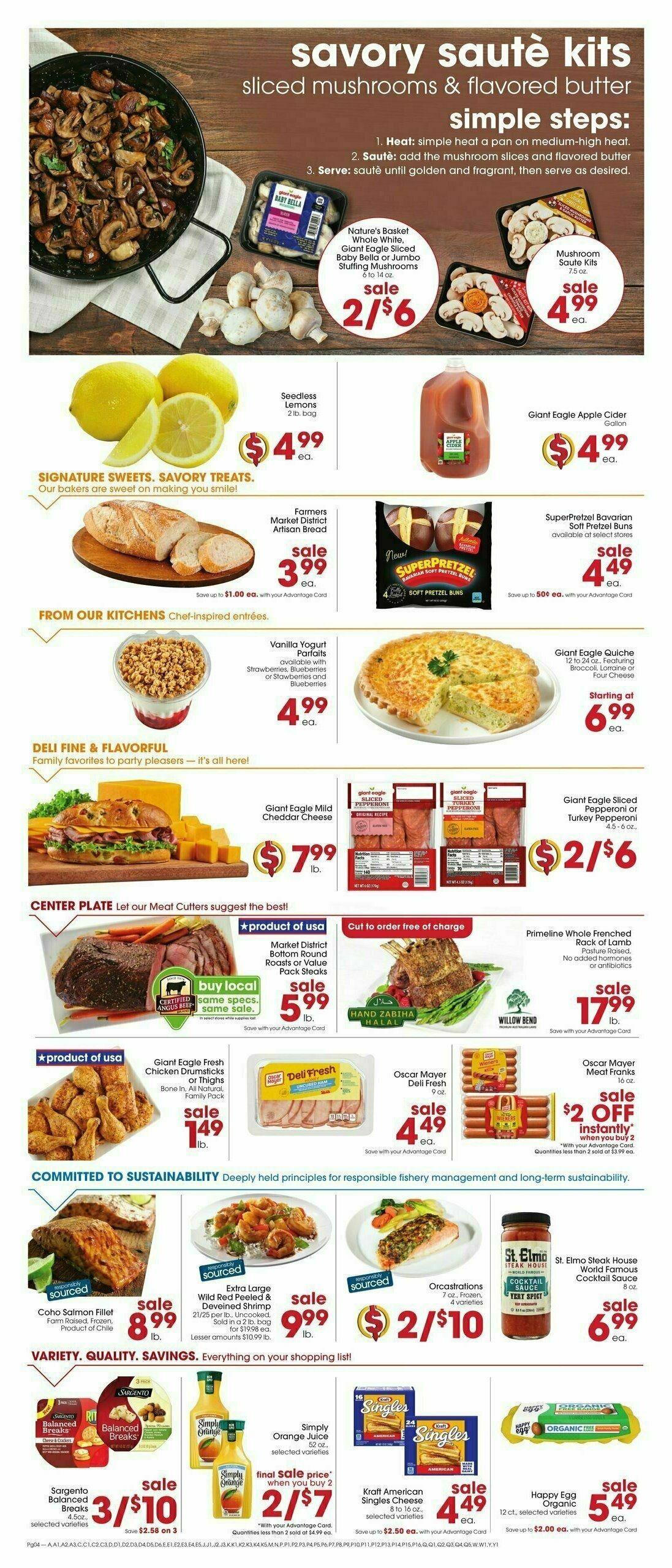 Giant Eagle Weekly Ad from October 17