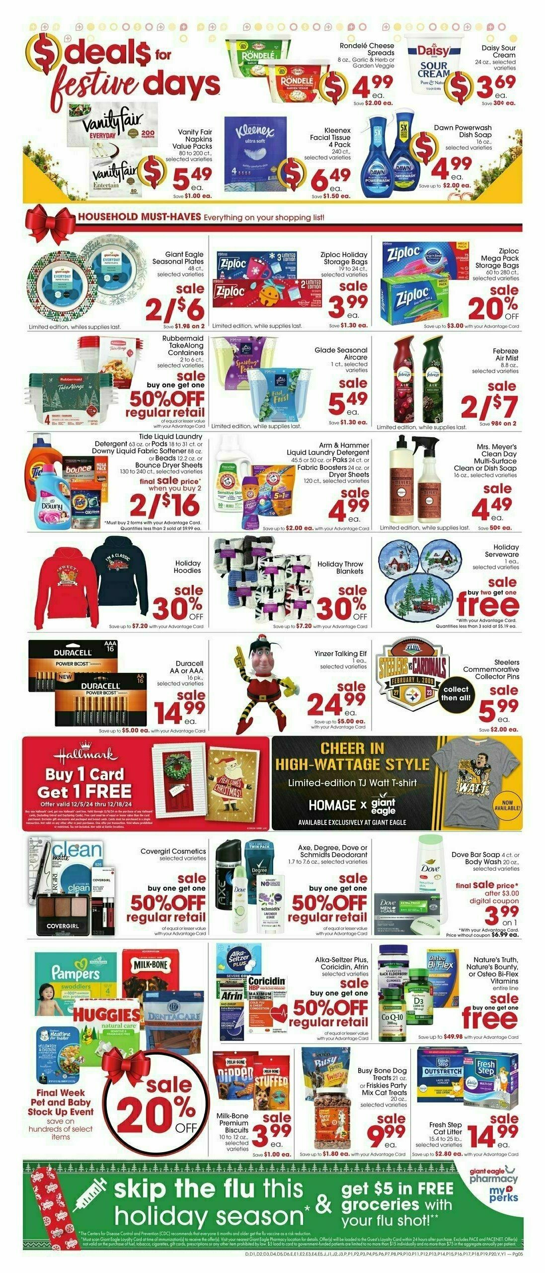 Giant Eagle Weekly Ad from December 5