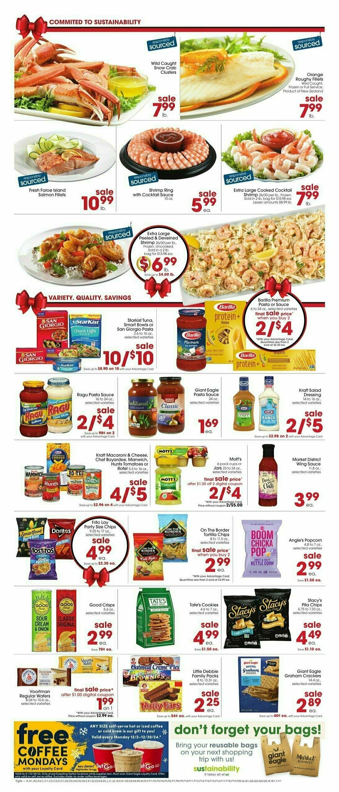 Giant Eagle Weekly Ad from December 5