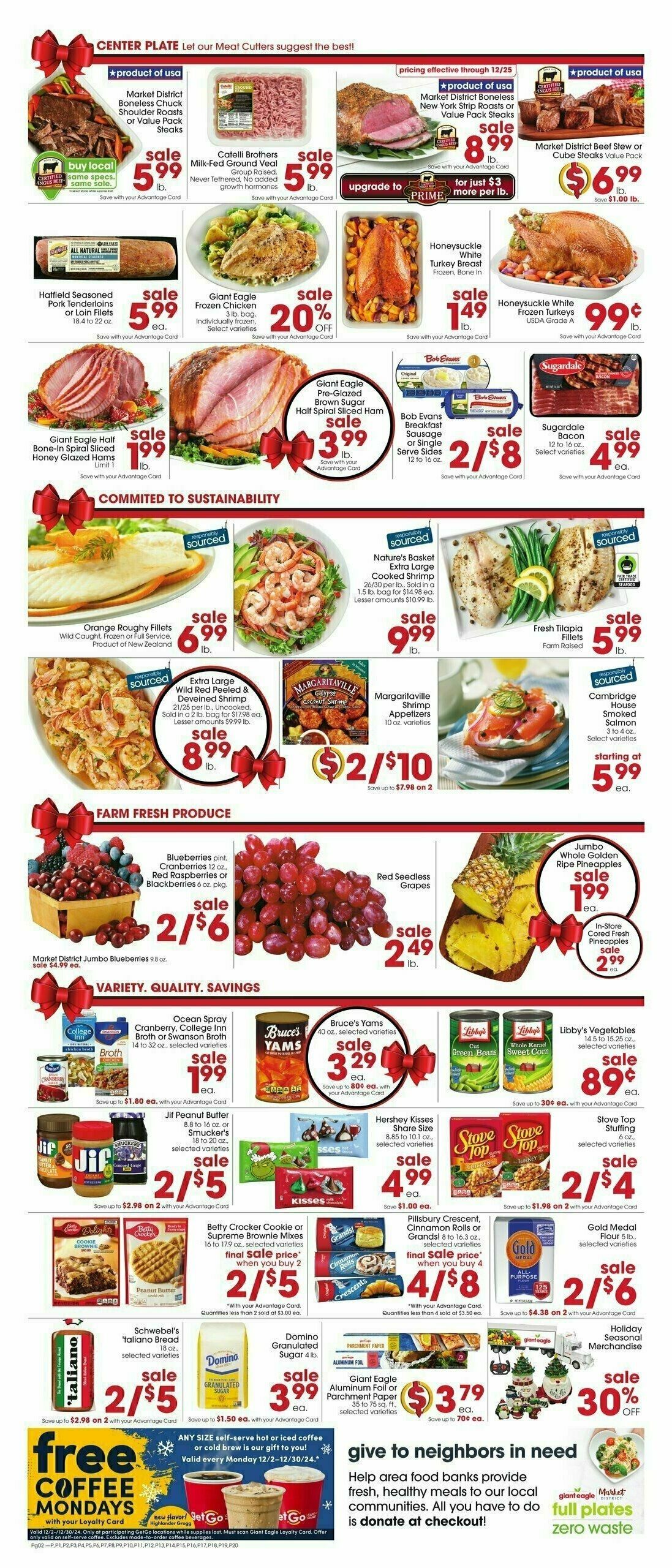 Giant Eagle Weekly Ad from December 12