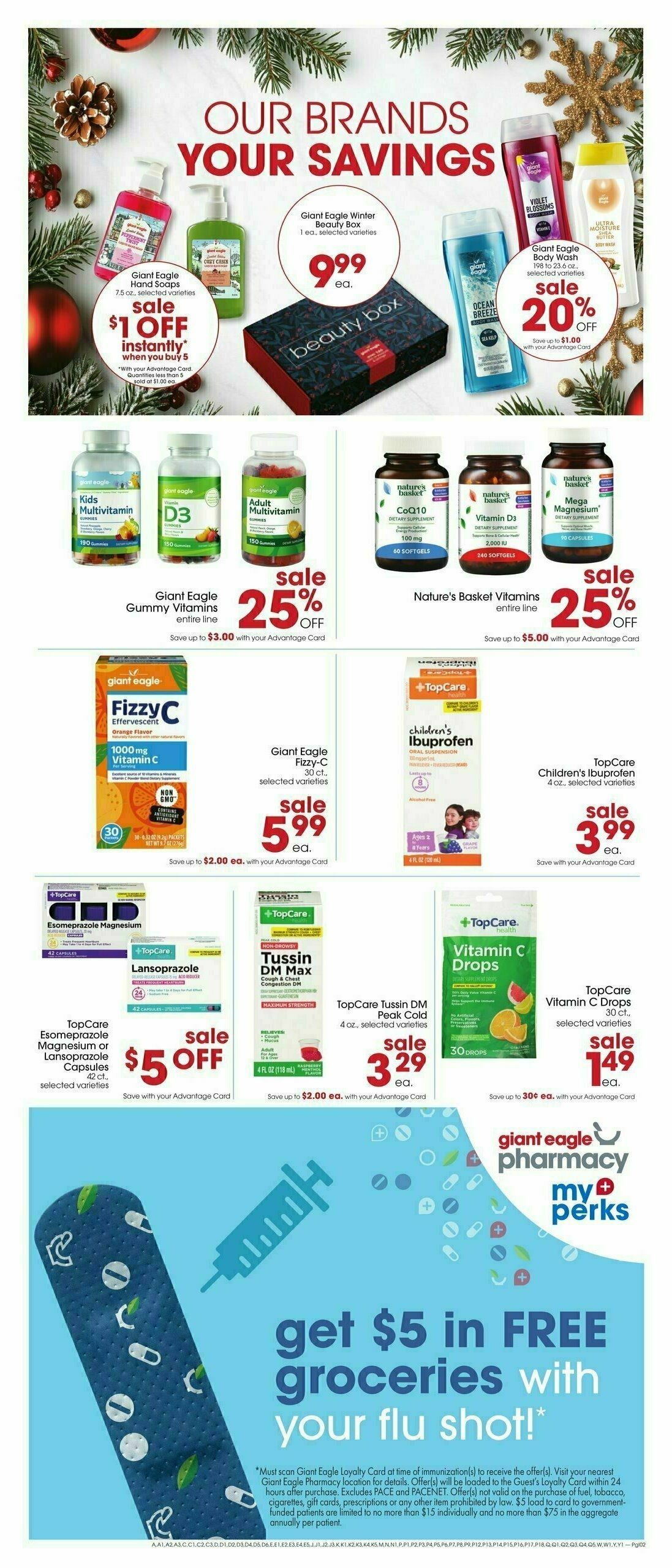 Giant Eagle Weekly Ad from December 12