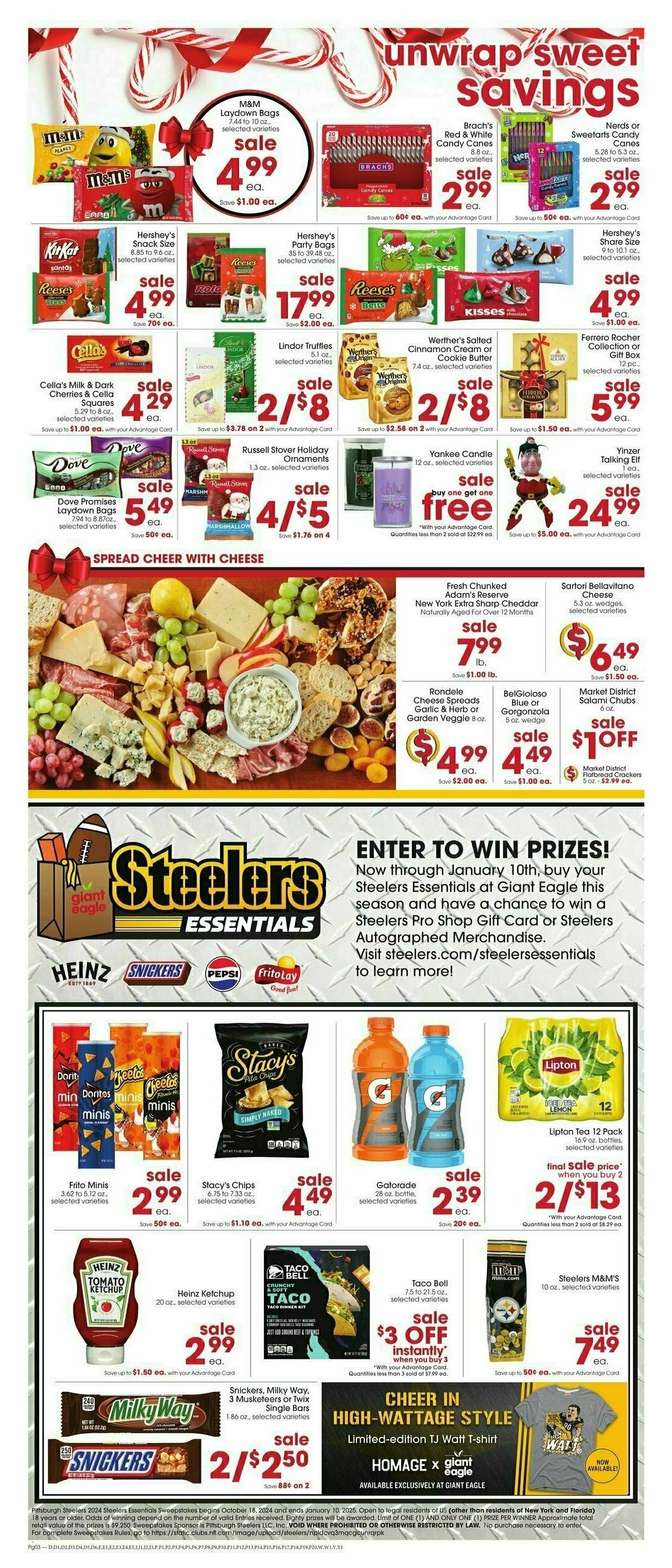Giant Eagle Weekly Ad from December 12