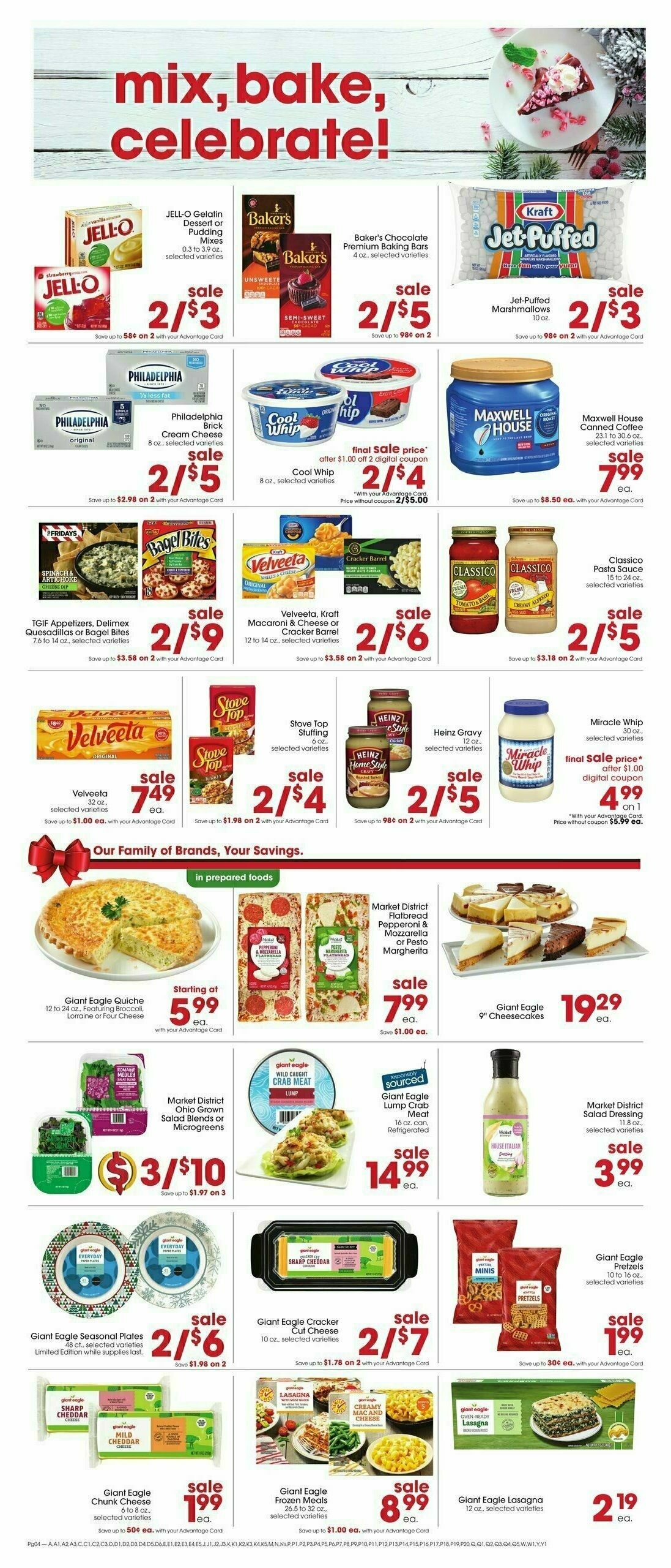 Giant Eagle Weekly Ad from December 12