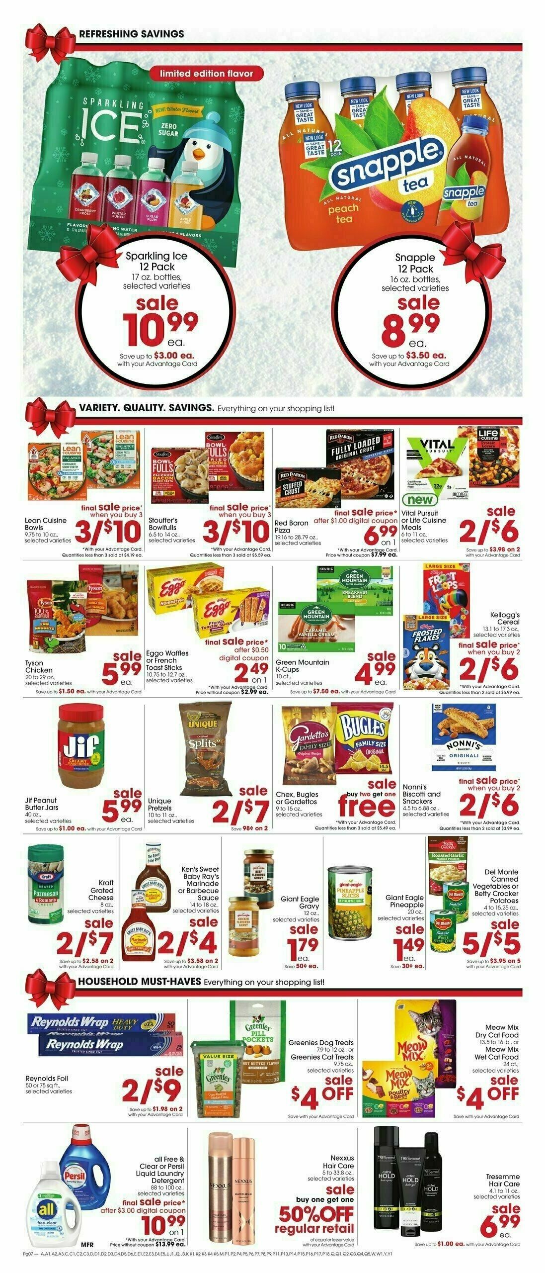 Giant Eagle Weekly Ad from December 12