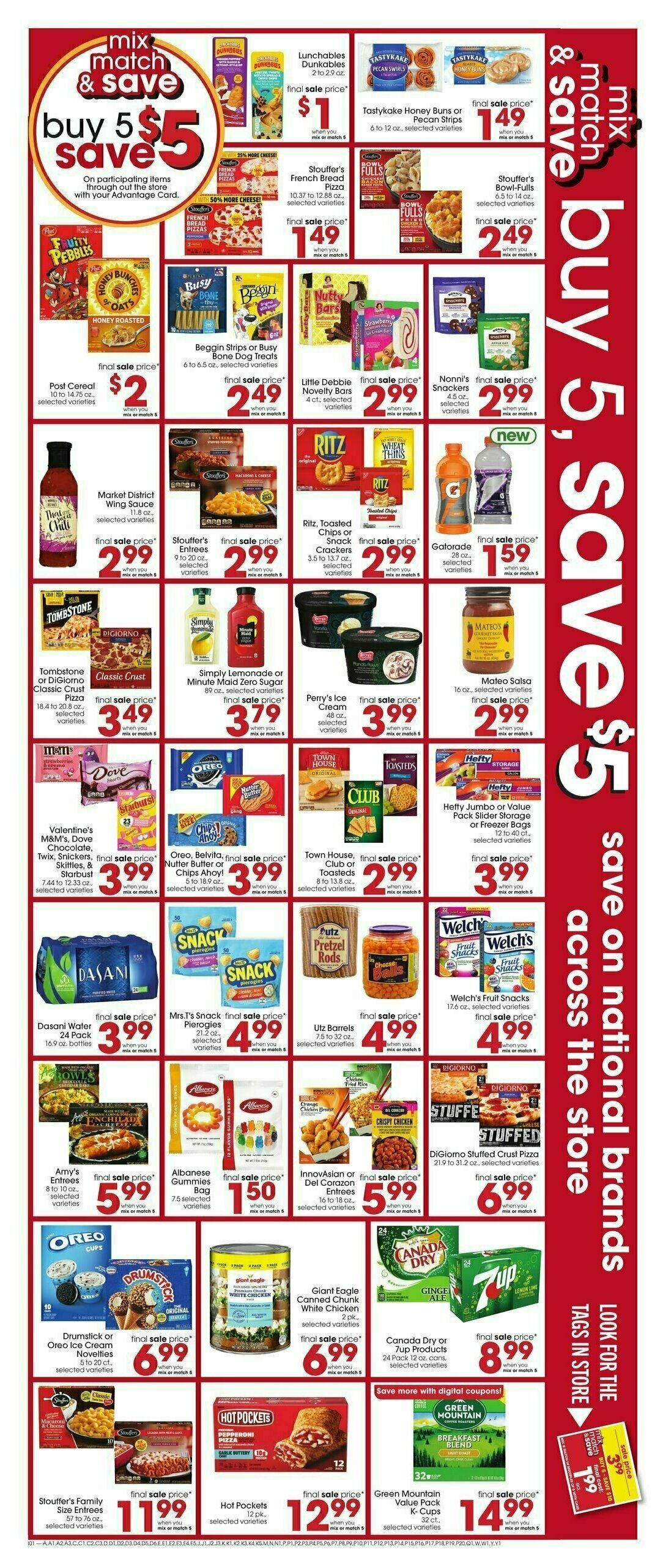 Giant Eagle Weekly Ad from January 30