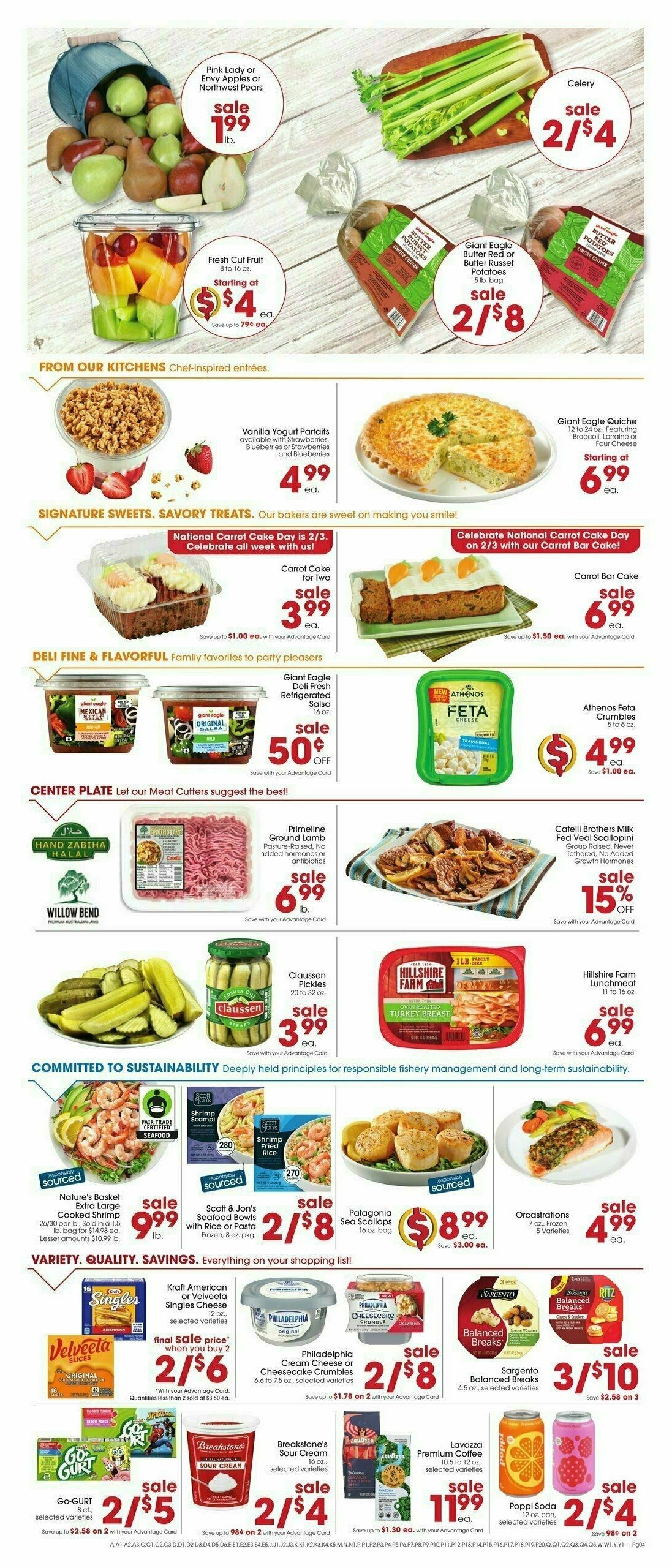 Giant Eagle Weekly Ad from January 30