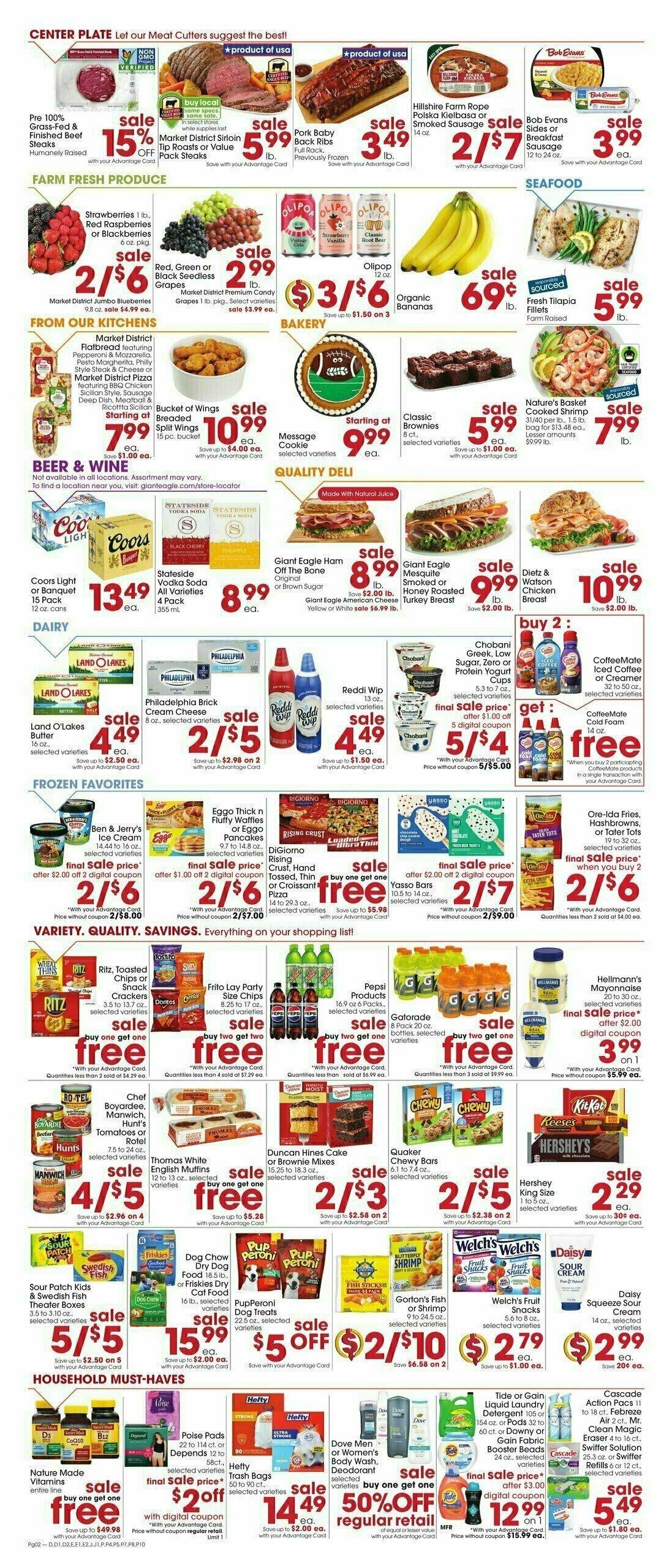 Giant Eagle Weekly Ad from February 6