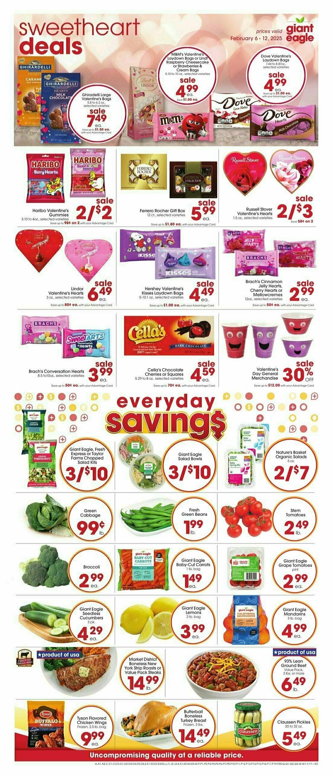 Giant Eagle Weekly Ad from February 6
