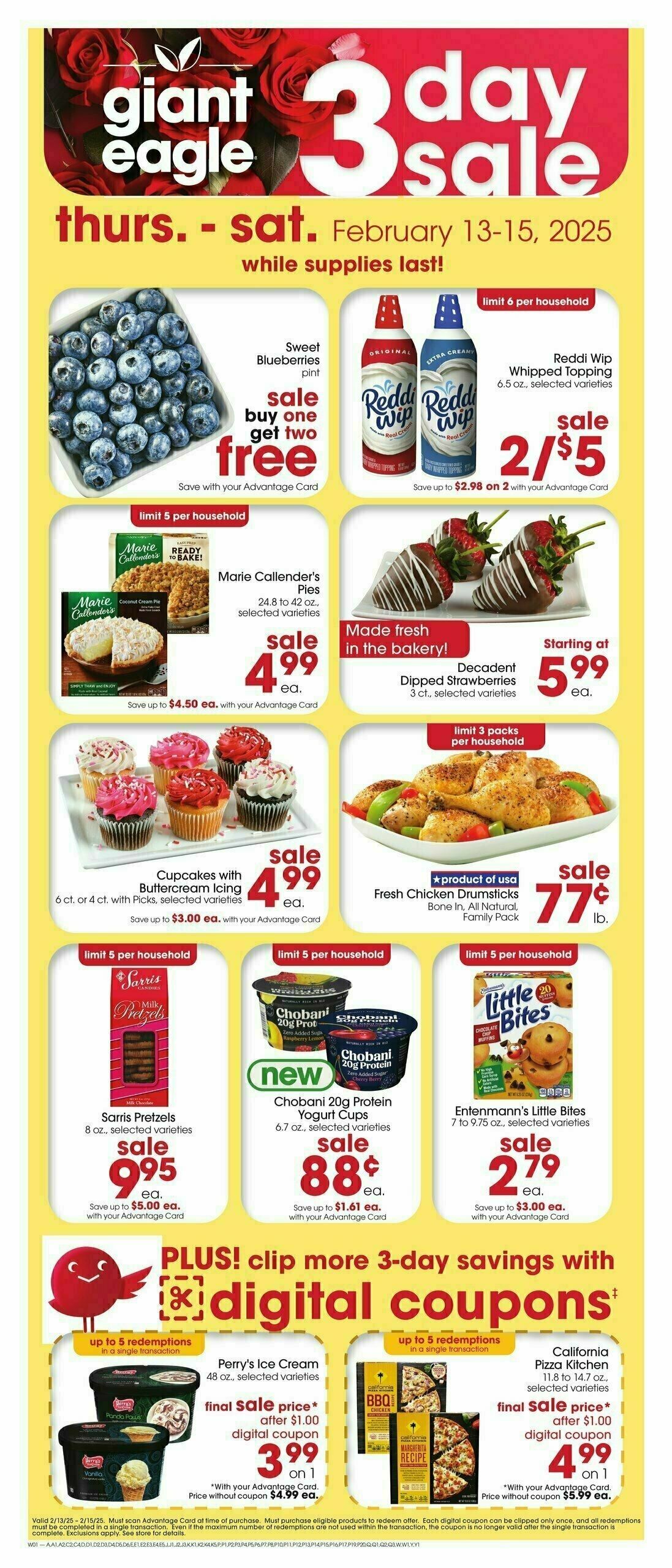 Giant Eagle Weekly Ad from February 13