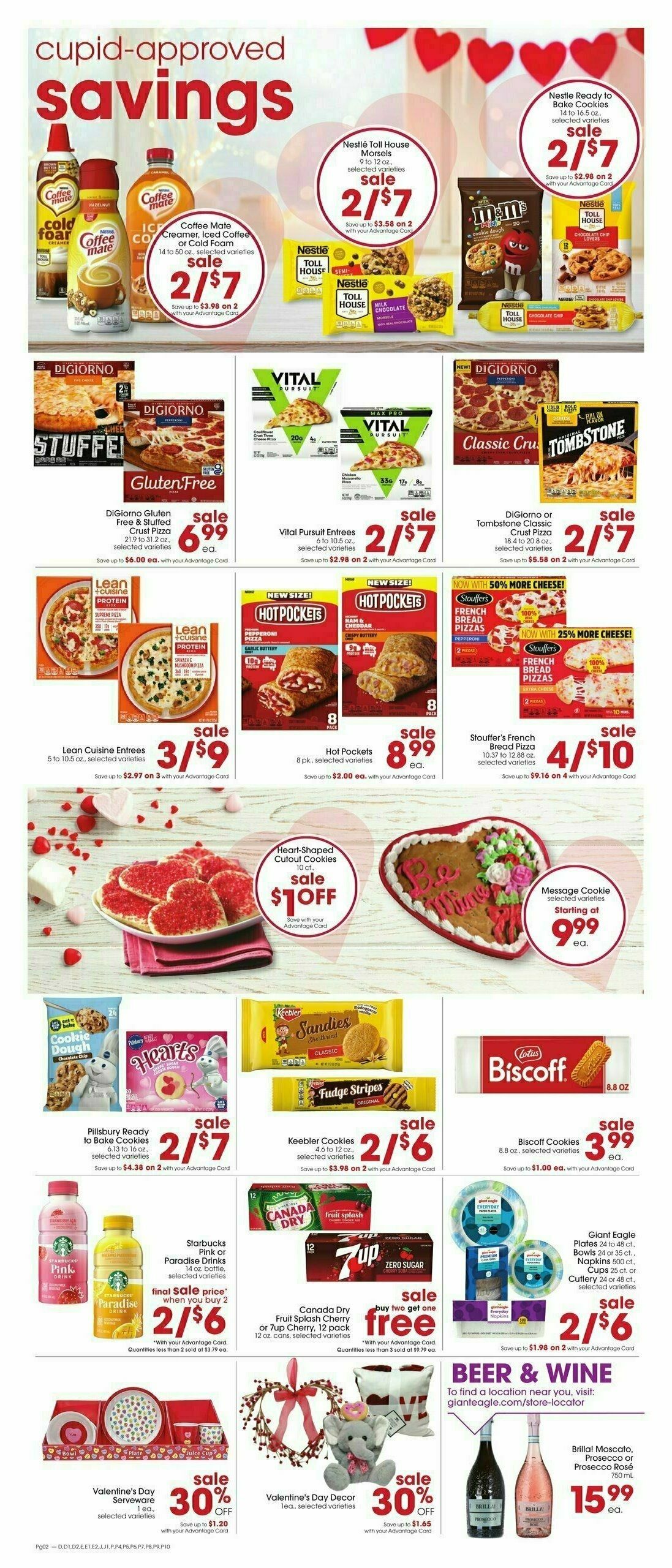 Giant Eagle Weekly Ad from February 13