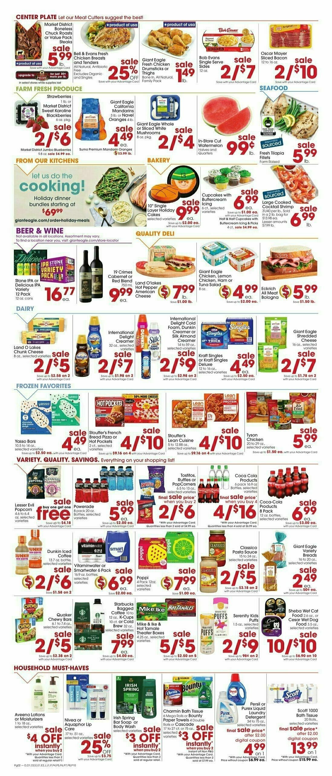 Giant Eagle Weekly Ad from March 13