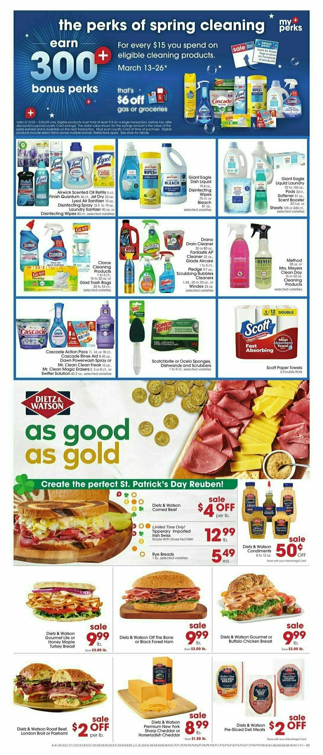 Giant Eagle Weekly Ad from March 13