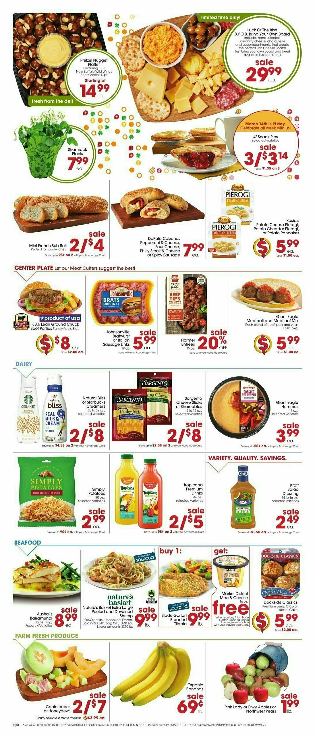 Giant Eagle Weekly Ad from March 13