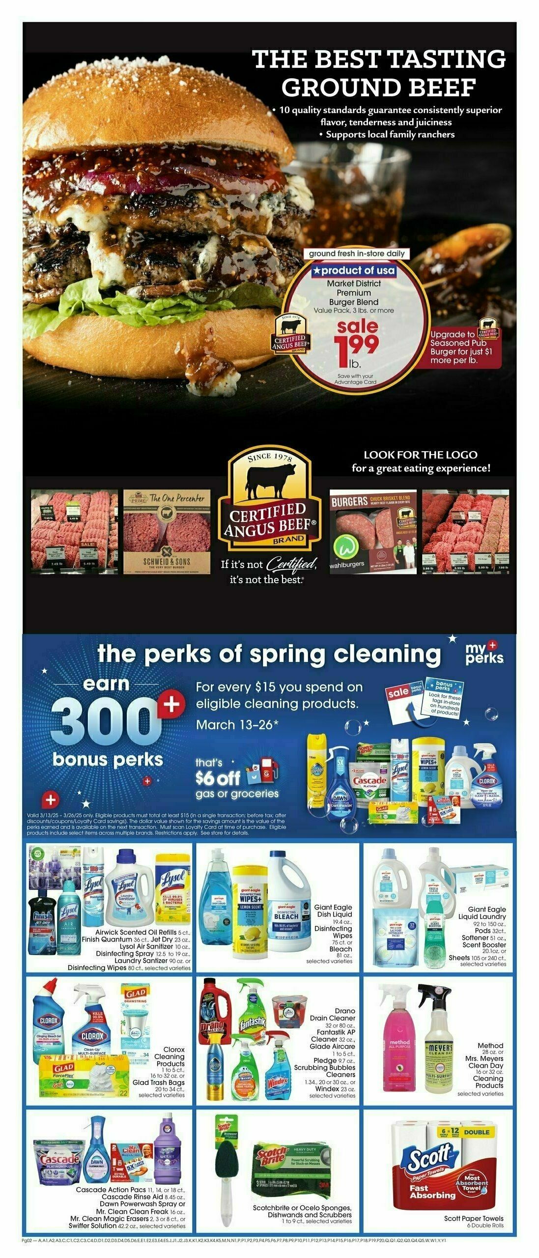 Giant Eagle Weekly Ad from March 20