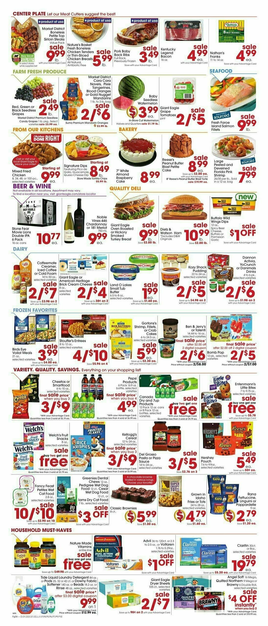 Giant Eagle Weekly Ad from March 20