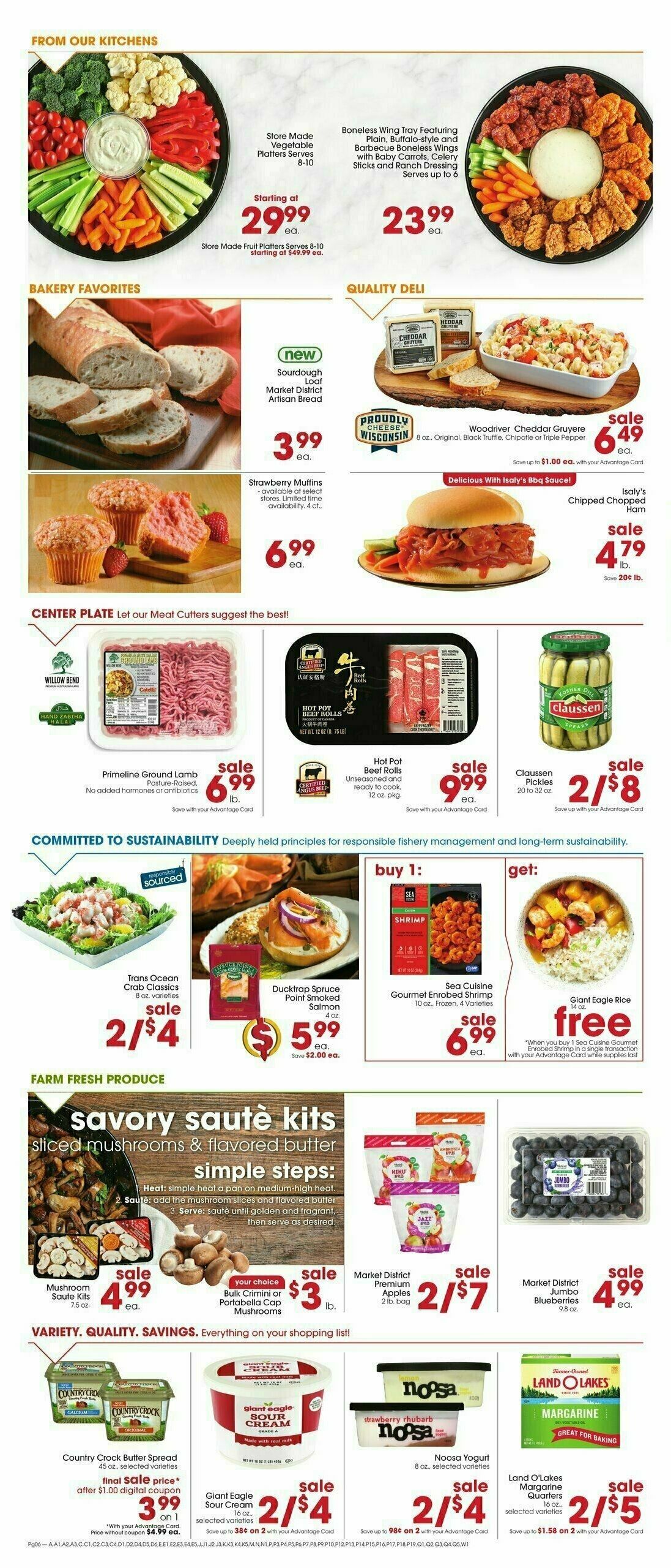 Giant Eagle Weekly Ad from March 20