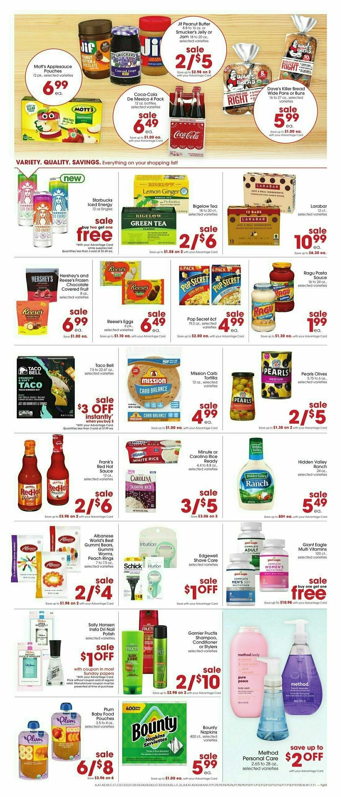 Giant Eagle Weekly Ad from March 27