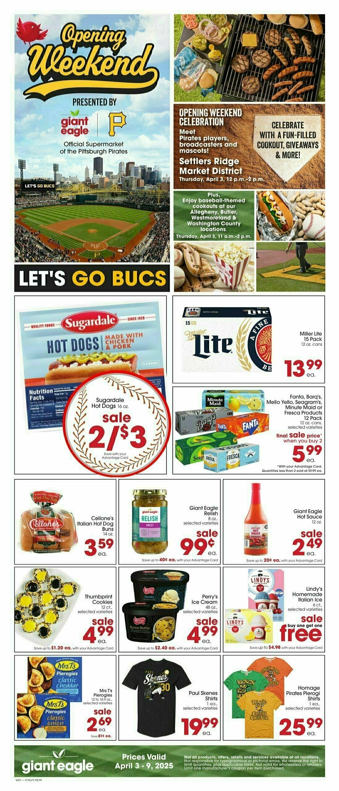 Giant Eagle Weekly Ad from April 3
