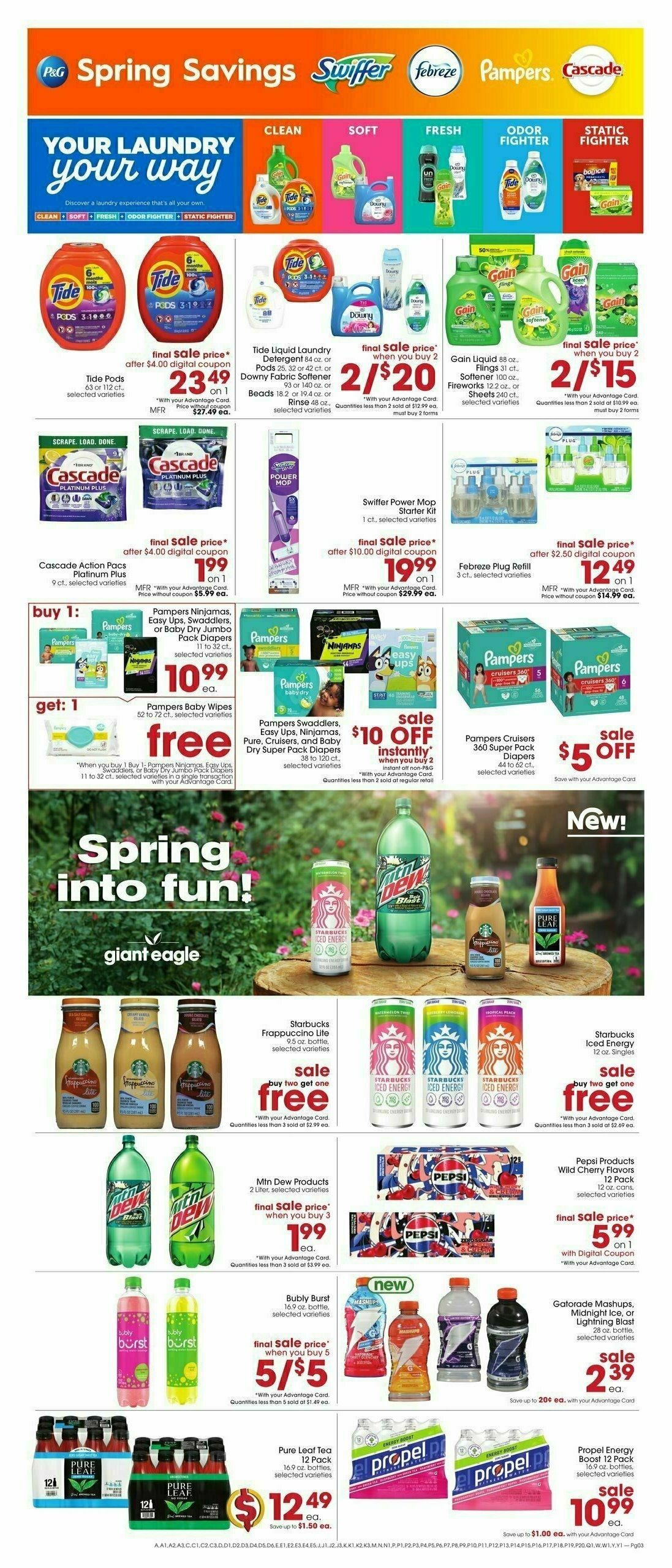 Giant Eagle Weekly Ad from April 3