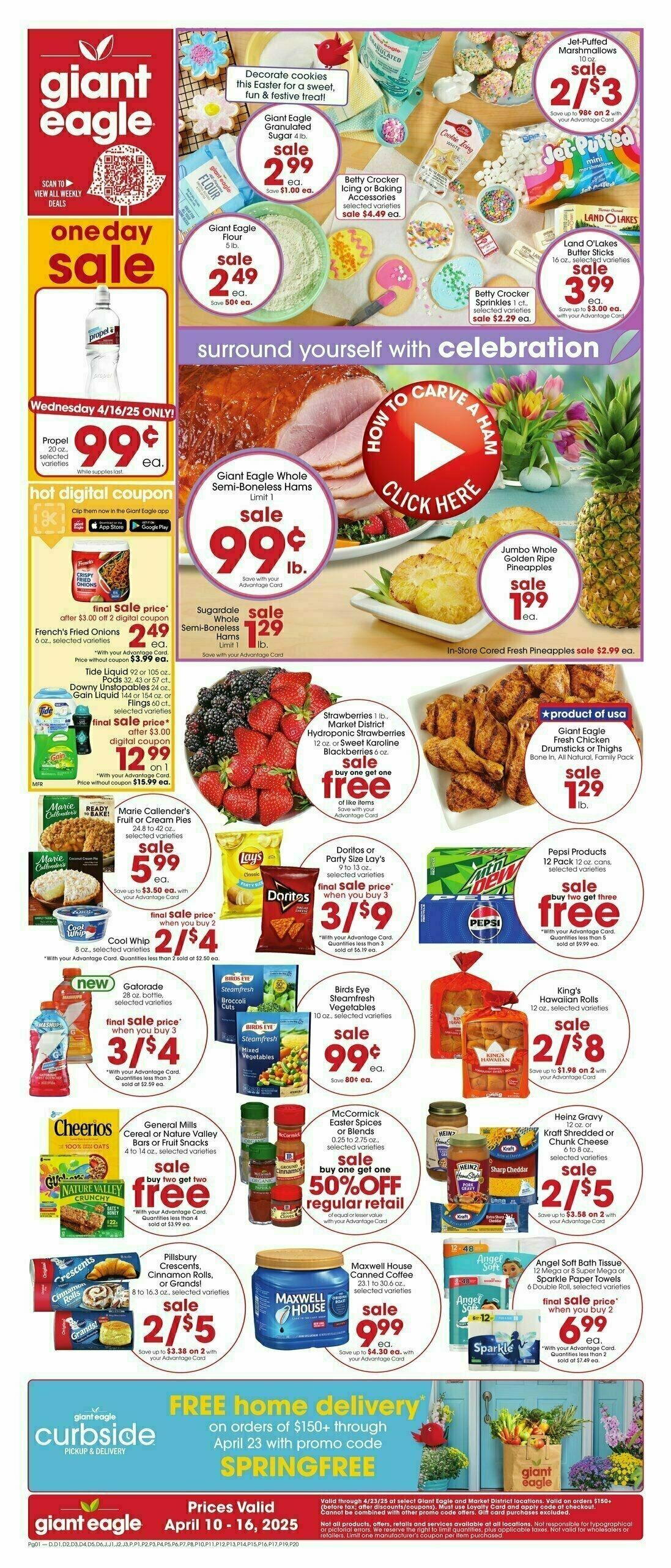Giant Eagle Weekly Ad from April 10